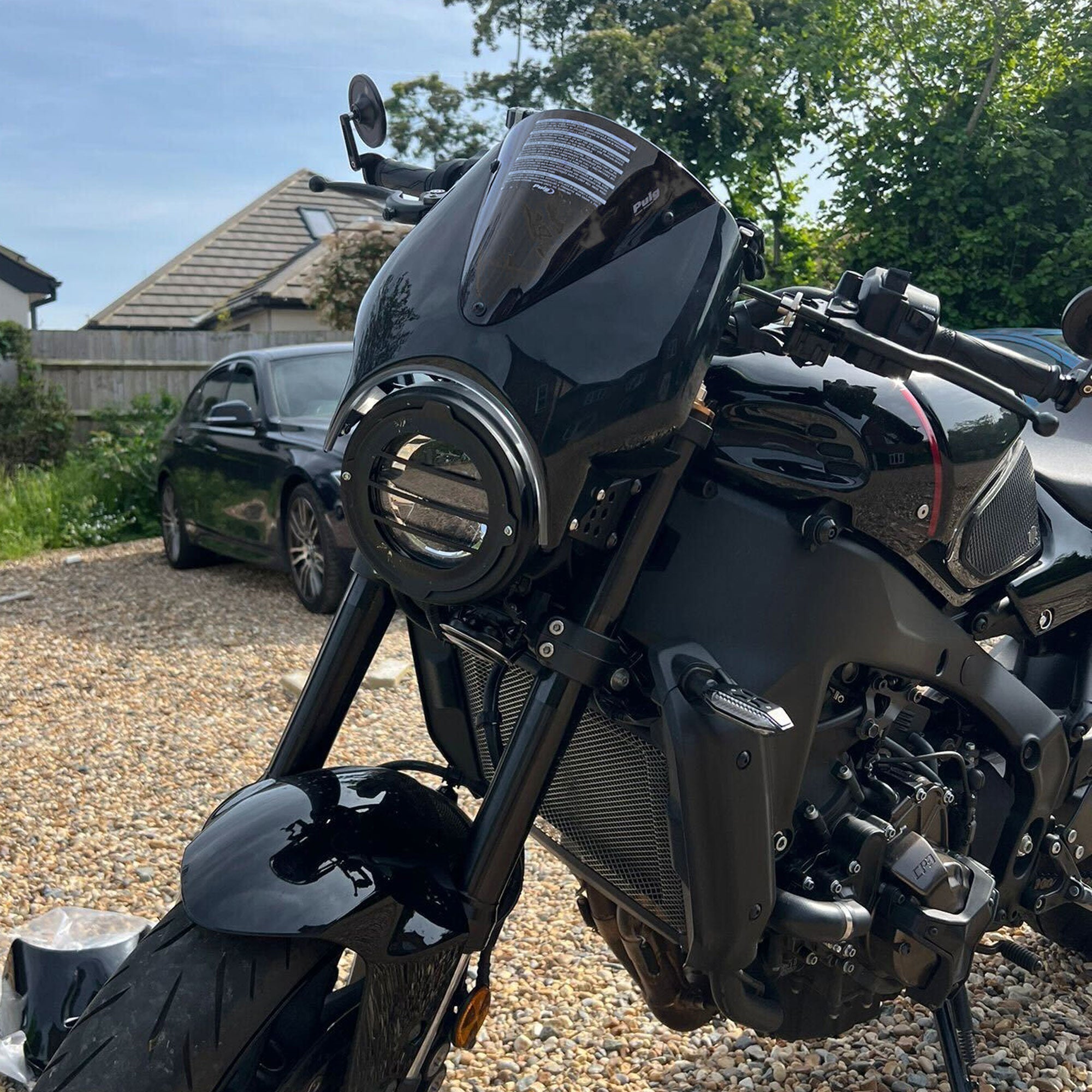 Pyramid Fly Screen | Unpainted | Yamaha XSR 900 2022>Current - Shop name