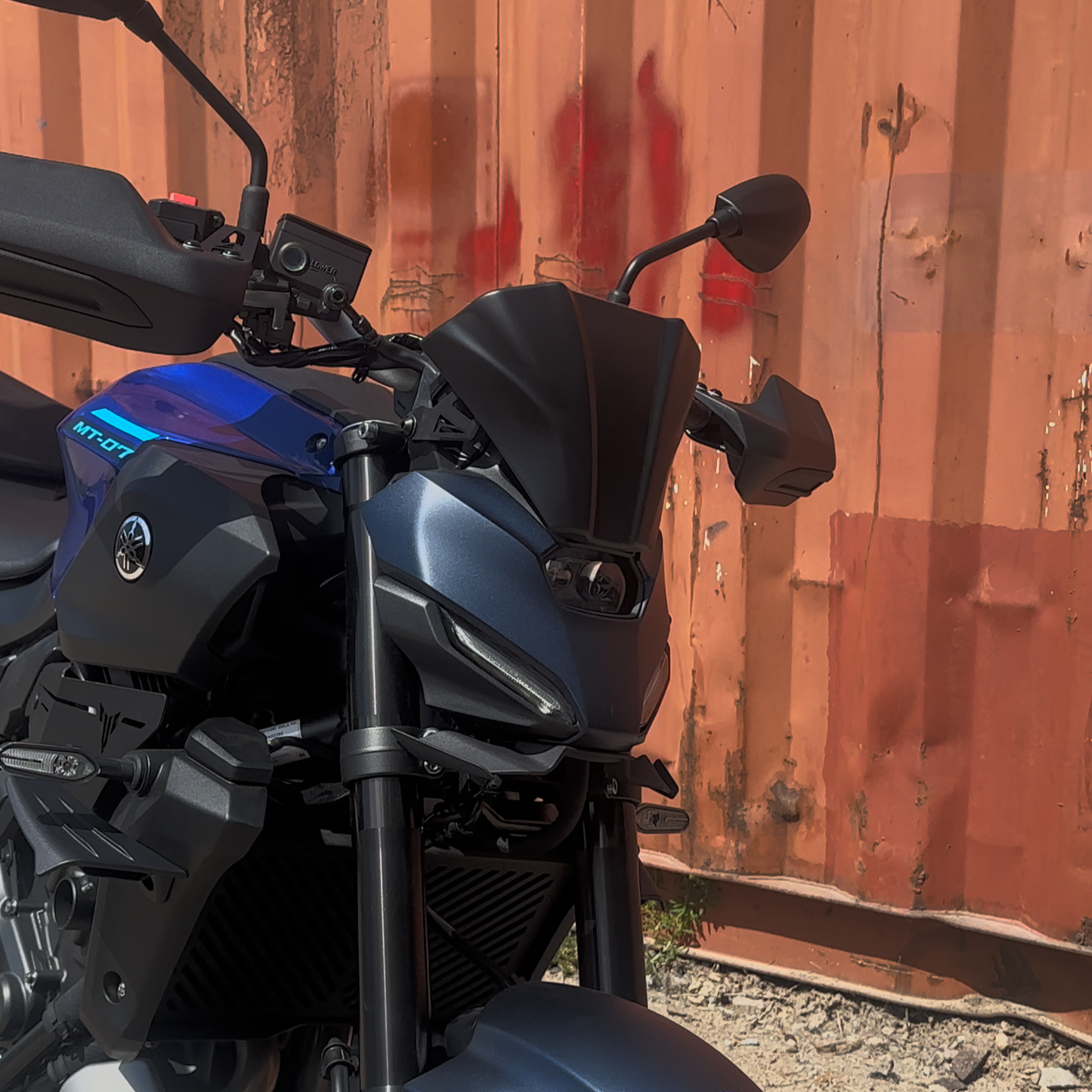 Pyramid Fly Screen | Yamaha Blue | Yamaha MT-07 2025>Current - Pyramid Motorcycle Accessories