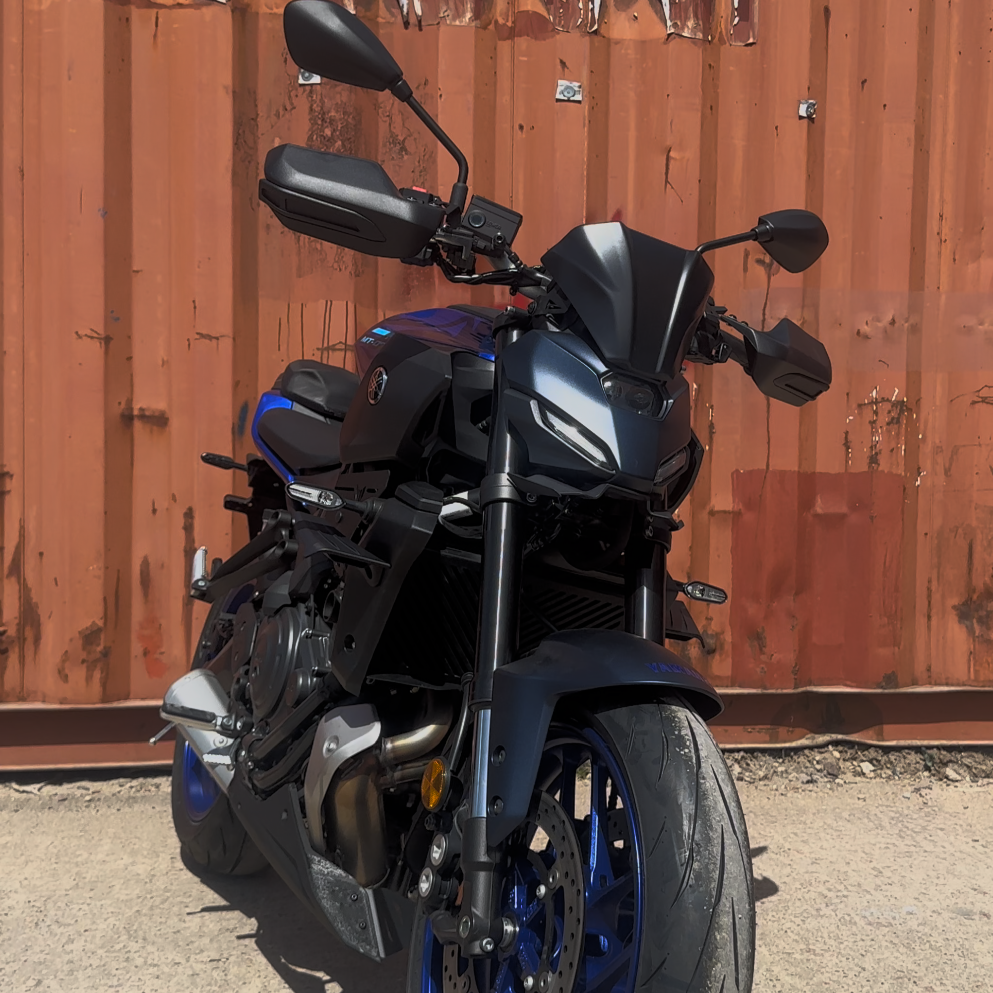 Pyramid Fly Screen | Yamaha Blue | Yamaha MT-07 2025>Current - Pyramid Motorcycle Accessories
