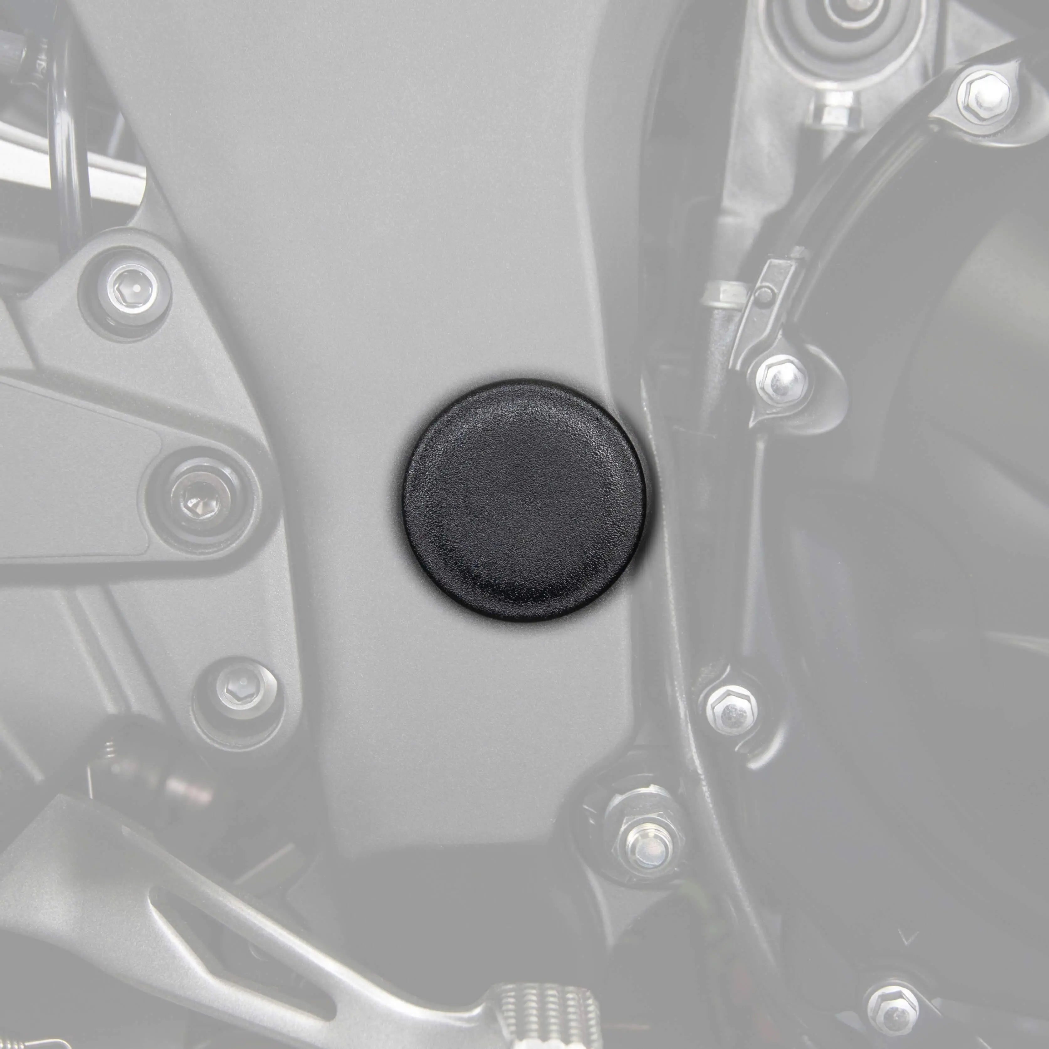 Pyramid Frame End Caps | Matte Black | Kawasaki Versys 1000 2012>2024 - Shop name