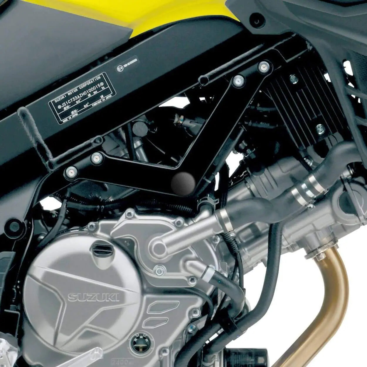 Pyramid Frame End Caps | Matte Black | Suzuki V-Strom 650 2012>Current - Shop name