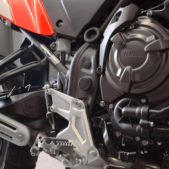 Pyramid Frame End Caps | Matte Black | Yamaha Tenere 700 Rally Edition 2021>Current - Shop name