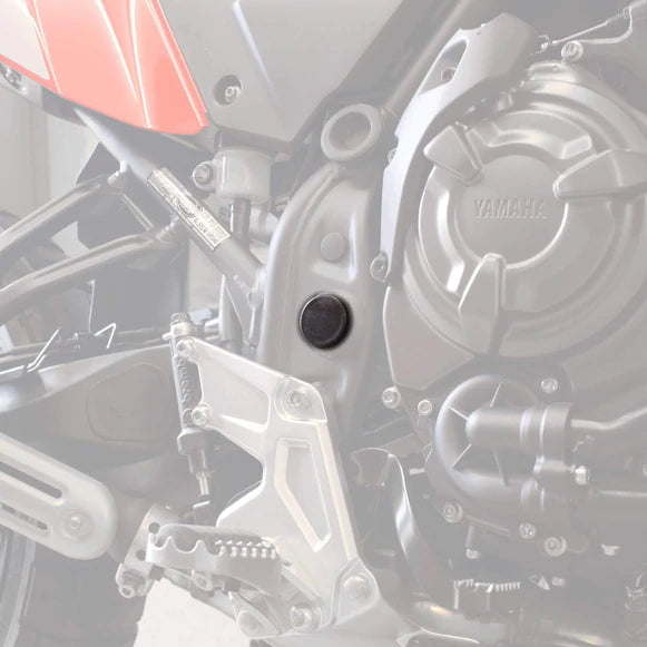 Pyramid Frame End Caps | Matte Black | Yamaha Tenere 700 Rally Edition 2021>Current - Shop name