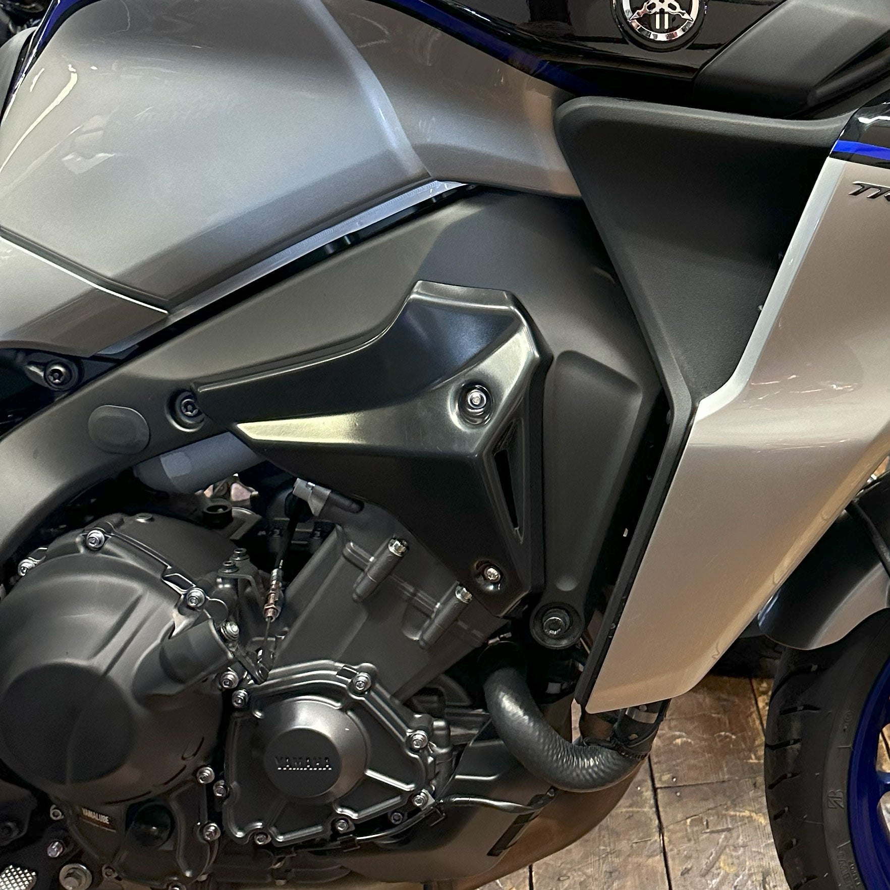 Pyramid Front Infill Panels | GT Colours | Yamaha Tracer 9 GT/GT+ 2021>Current - Pyramid Motorcycle Accessories