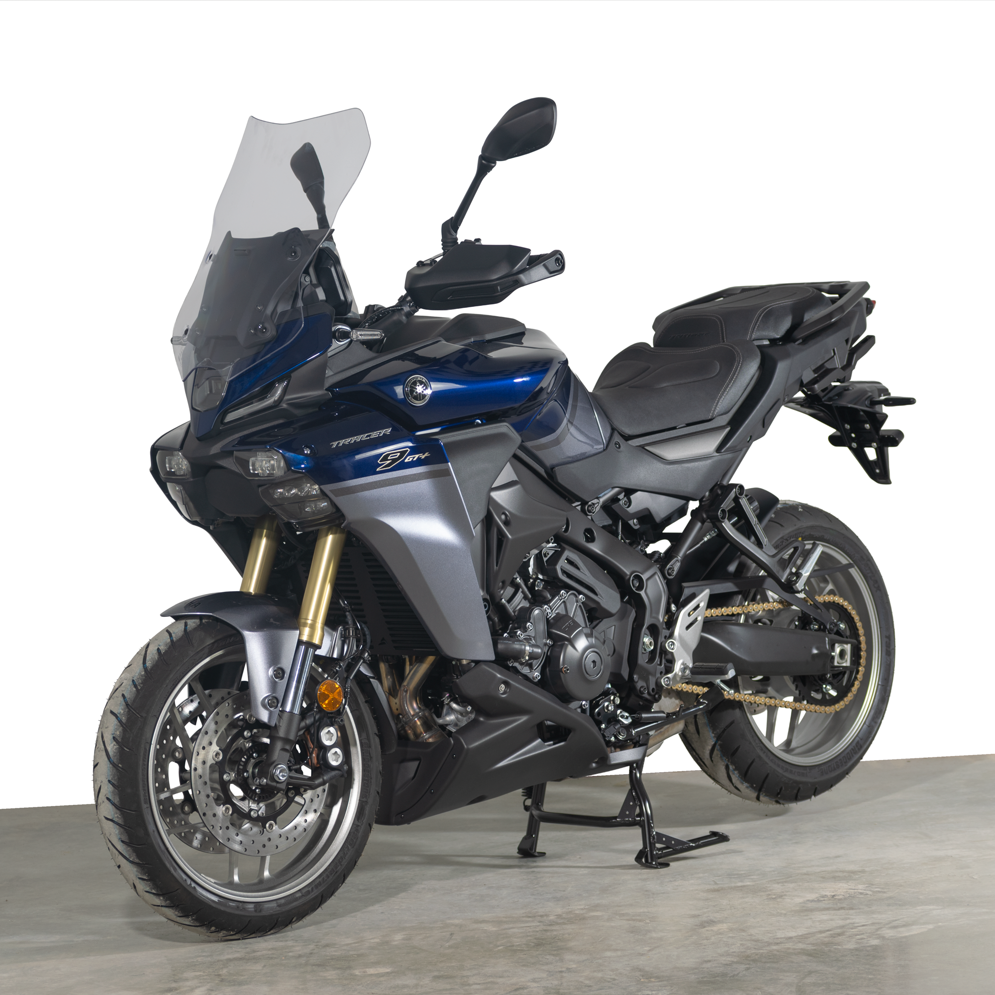 Pyramid Front Infill Panels | Matte Black | Yamaha Tracer 9 GT/GT+ 2021>Current - Pyramid Motorcycle Accessories
