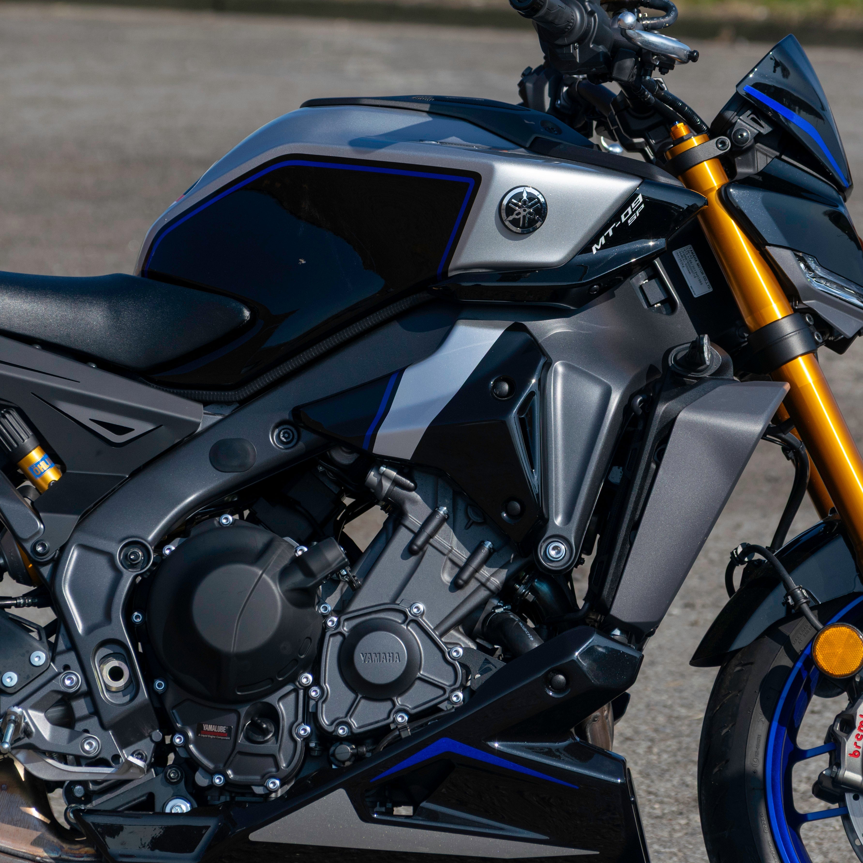 Pyramid Front Infill Panels | SP Colours | Yamaha MT-09 SP 2021>Current - Pyramid Motorcycle Accessories