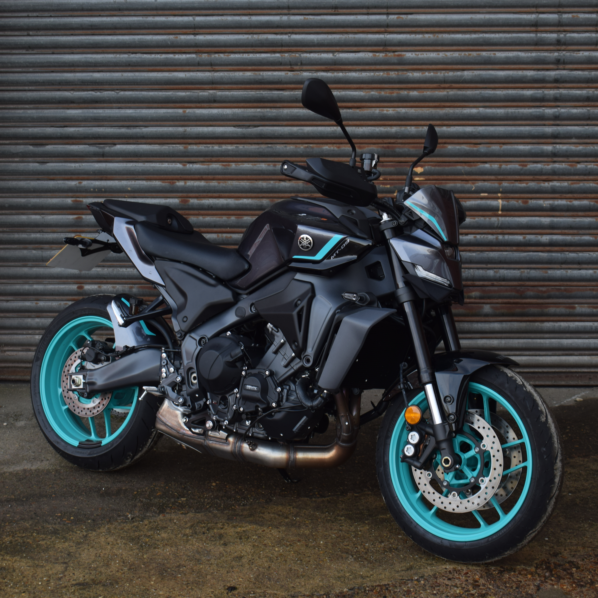 Pyramid Front Infill Panels | Yamaha Blue | Yamaha MT-09 2021>Current - Pyramid Motorcycle Accessories