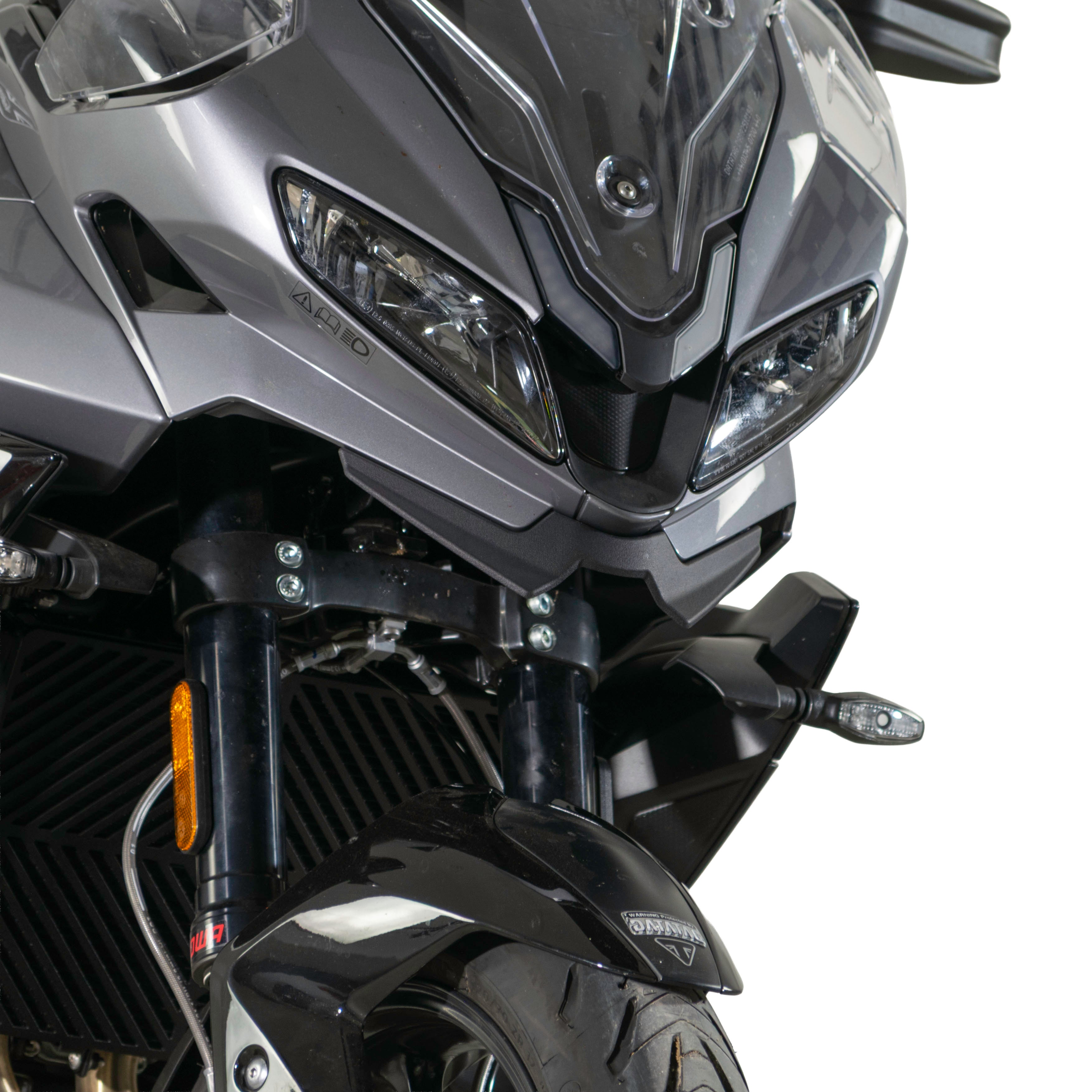 Pyramid Frontal Wing | Matte Black | Tiger Sport 800 2025>Current - Shop name