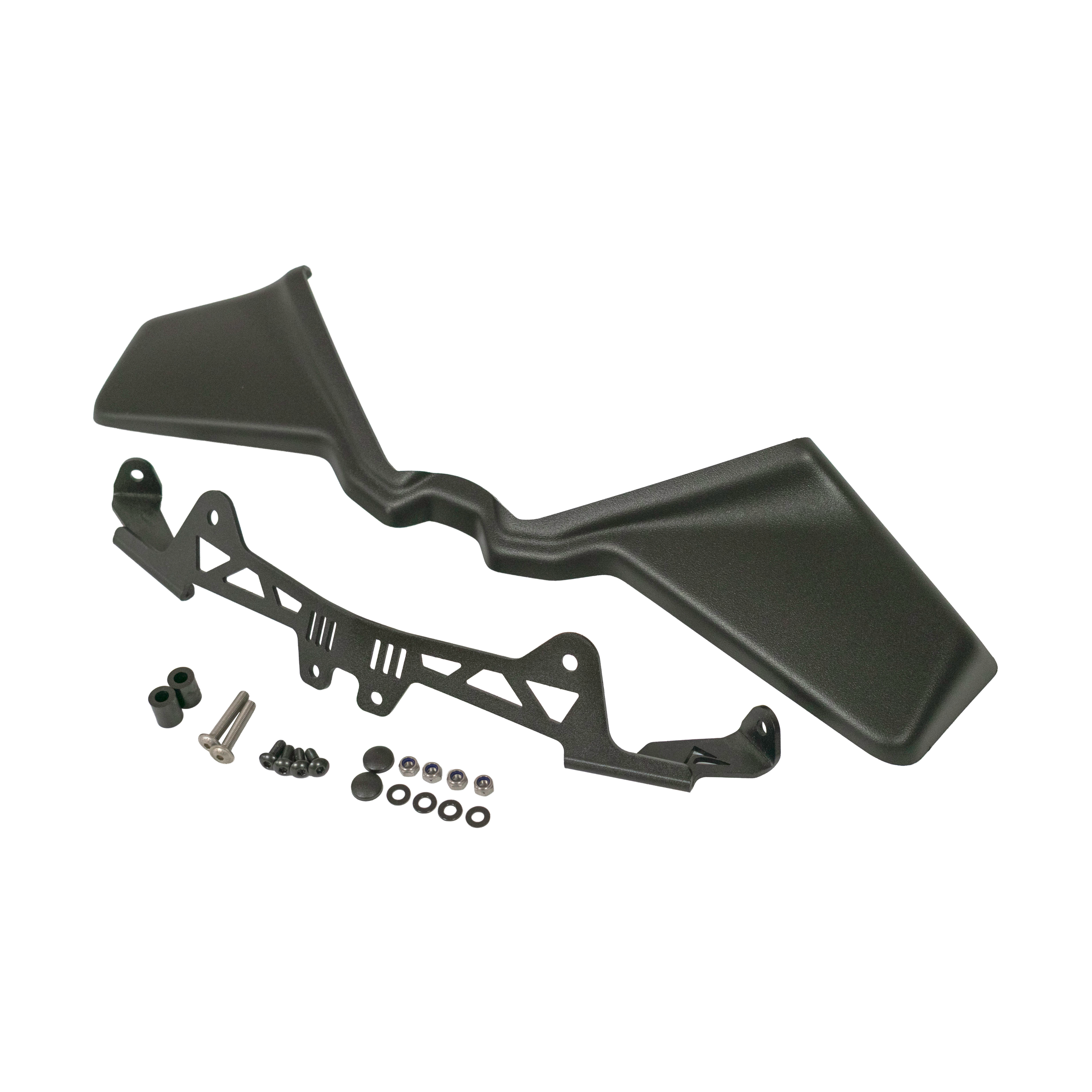 Pyramid Frontal Wing | Matte Black | Triumph Daytona 660 2024>Current - Pyramid Motorcycle Accessories