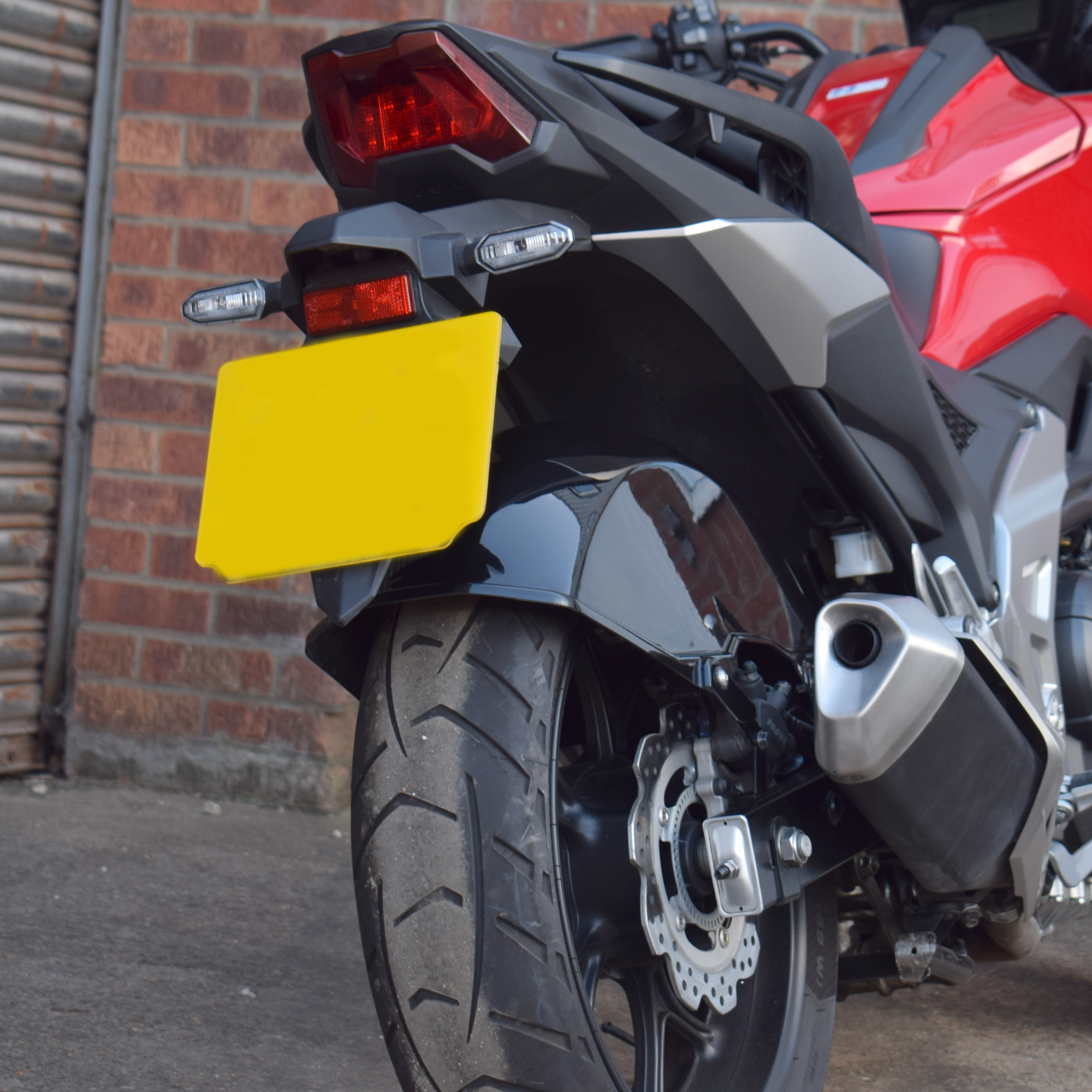 Pyramid Full Rear Hugger | Gloss Black | Honda NC 700 X 2012>CurrentΒ -Β Shop name