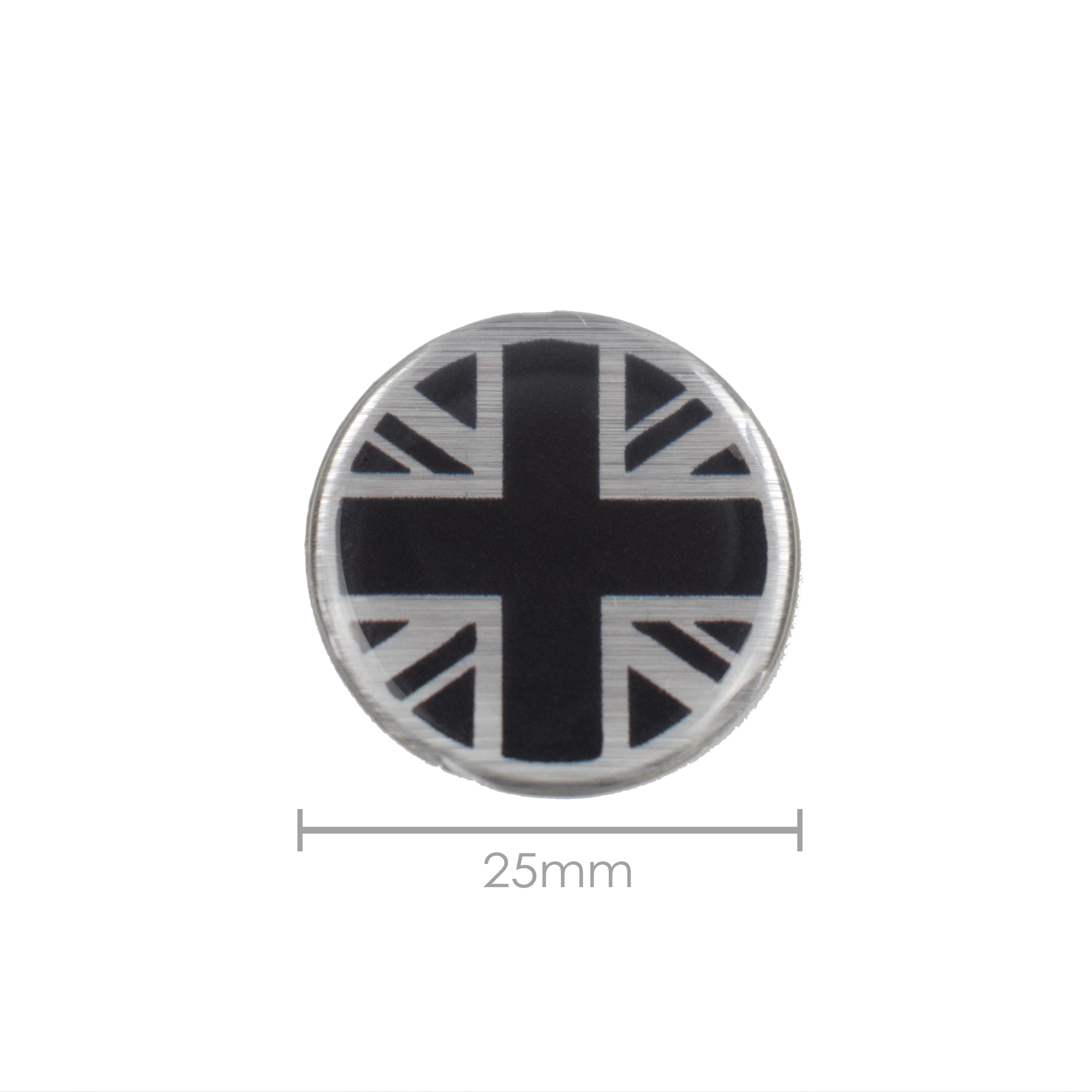 Pyramid Great Britain Decal | Silver & Black - Shop name