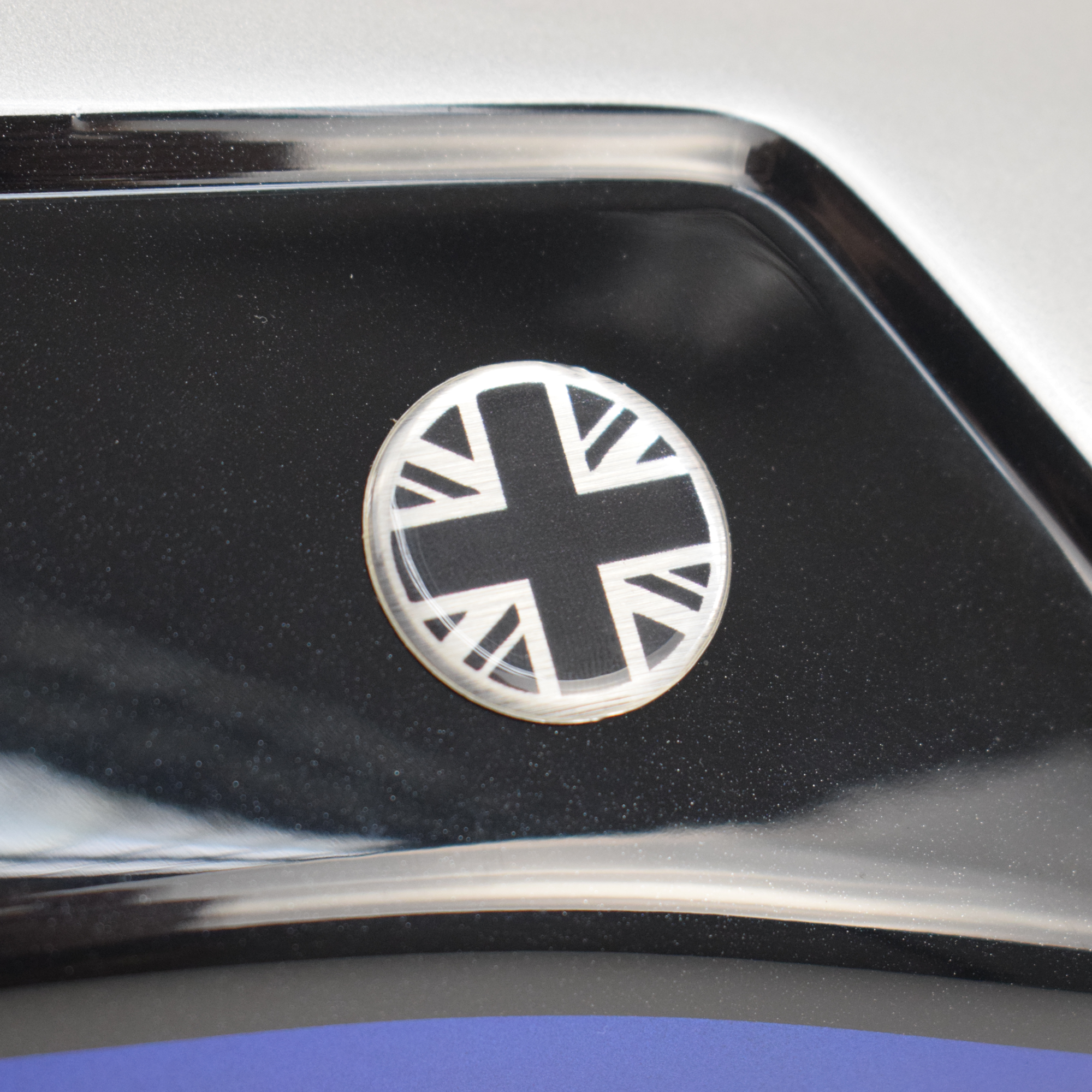 Pyramid Great Britain Decal | Silver & Black - Shop name