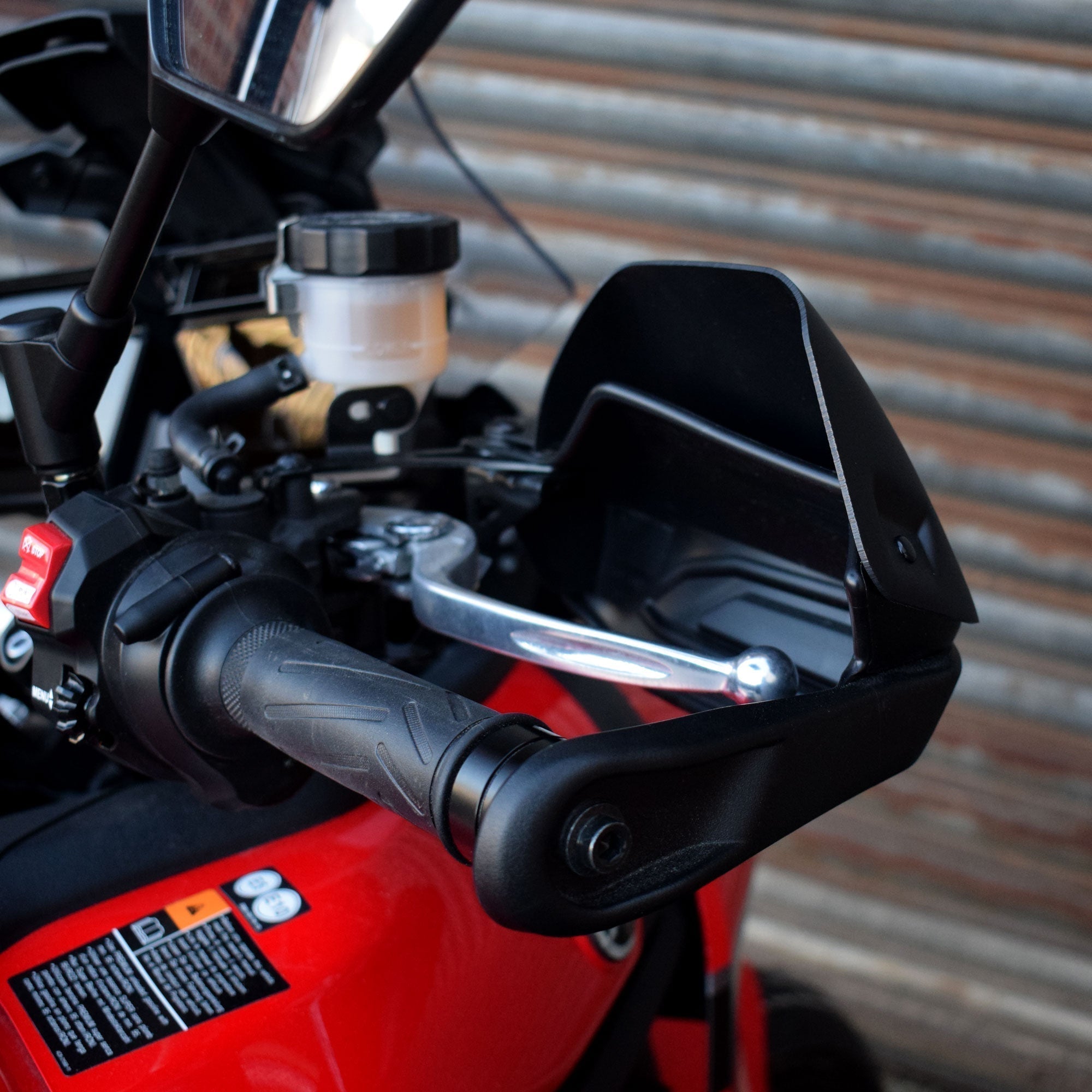 Pyramid Handguard Extensions | Matte Black | Yamaha Tracer 9 GT/GT+ 2021>Current - Pyramid Motorcycle Accessories