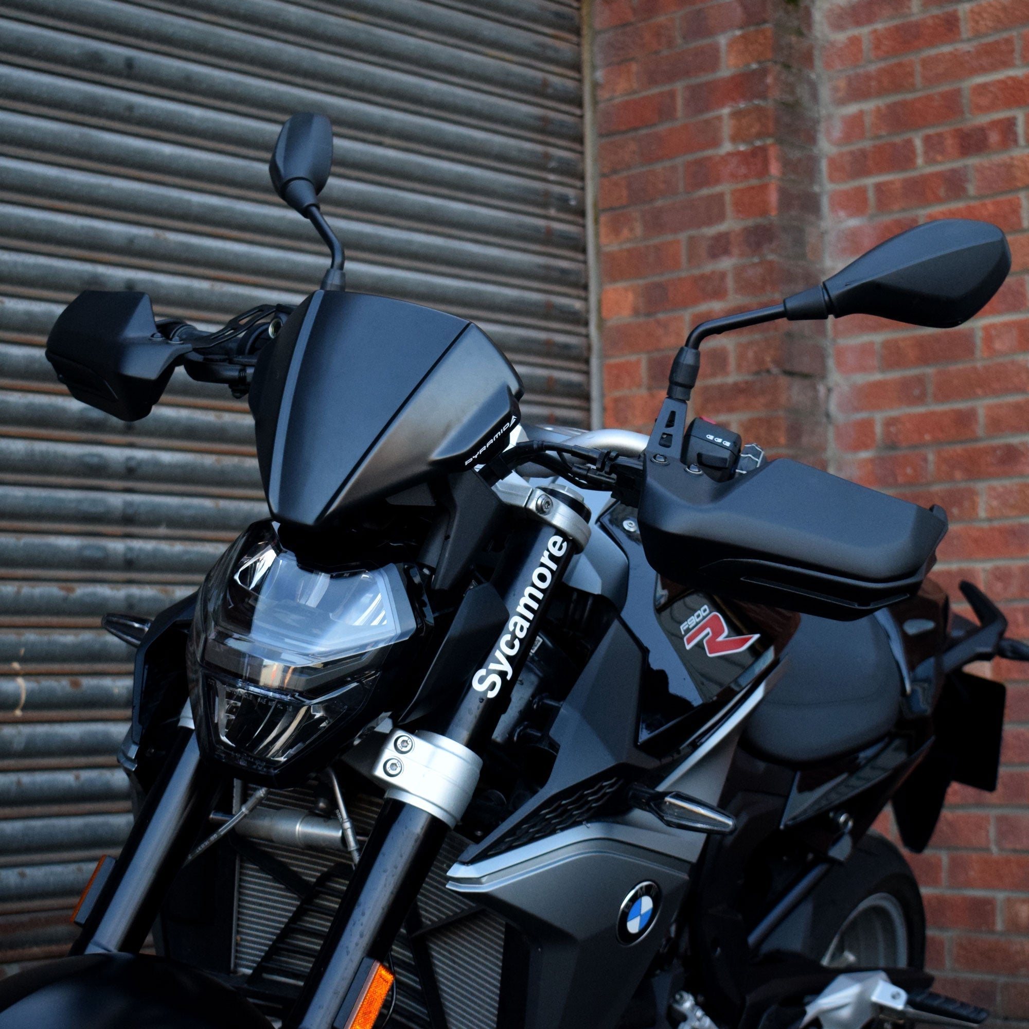 Pyramid Handguards | Matte Black | BMW F 900 R 2020>Current - Pyramid Motorcycle Accessories