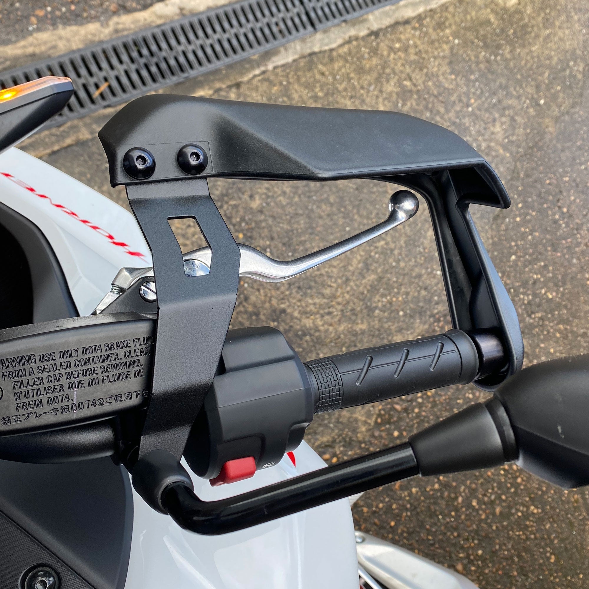 Pyramid Handguards | Matte Black | Honda CB750 Hornet 2023>2025 - Shop name