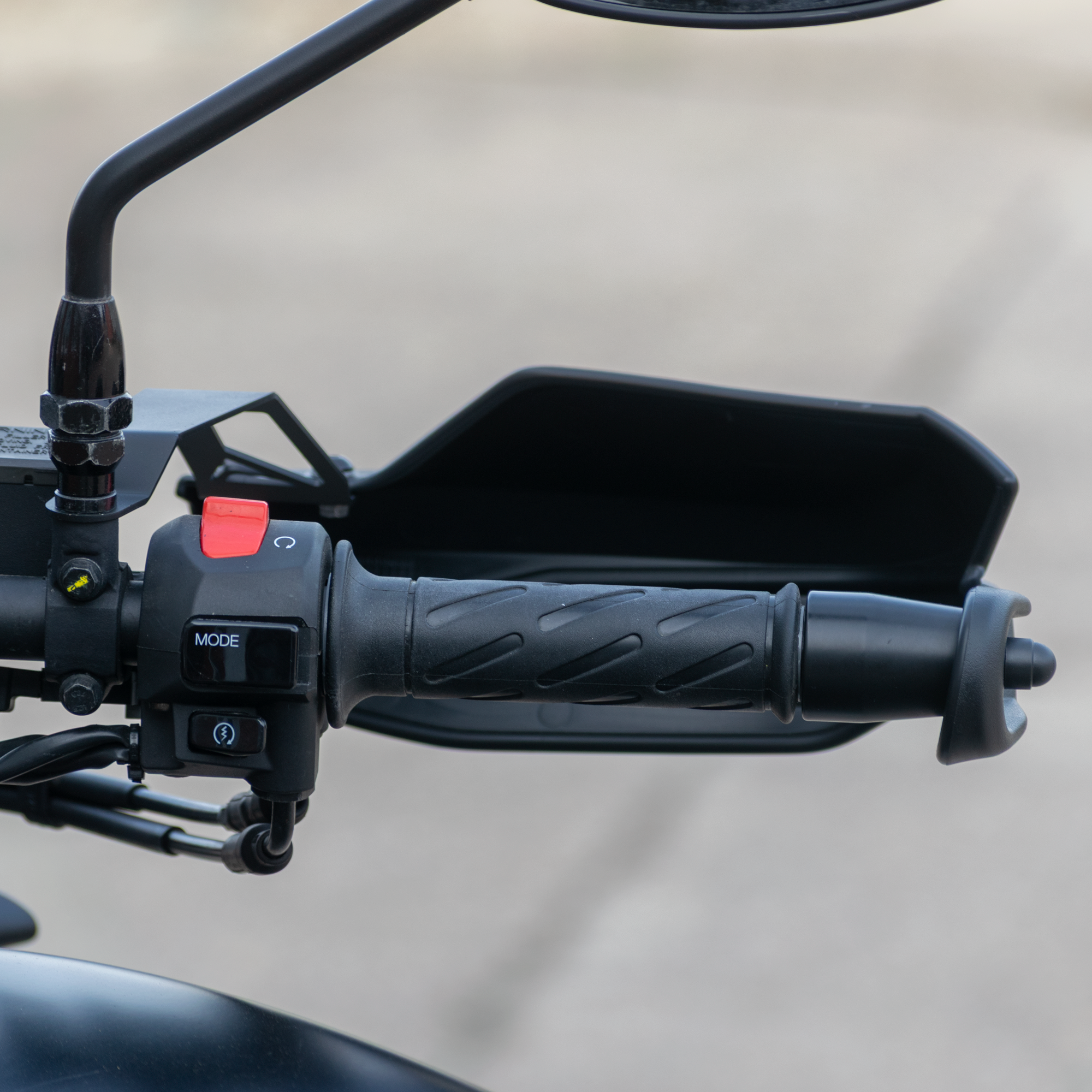 Pyramid Handguards | Matte Black | Moto Guzzi V7 Stone 2021>Current - Shop name