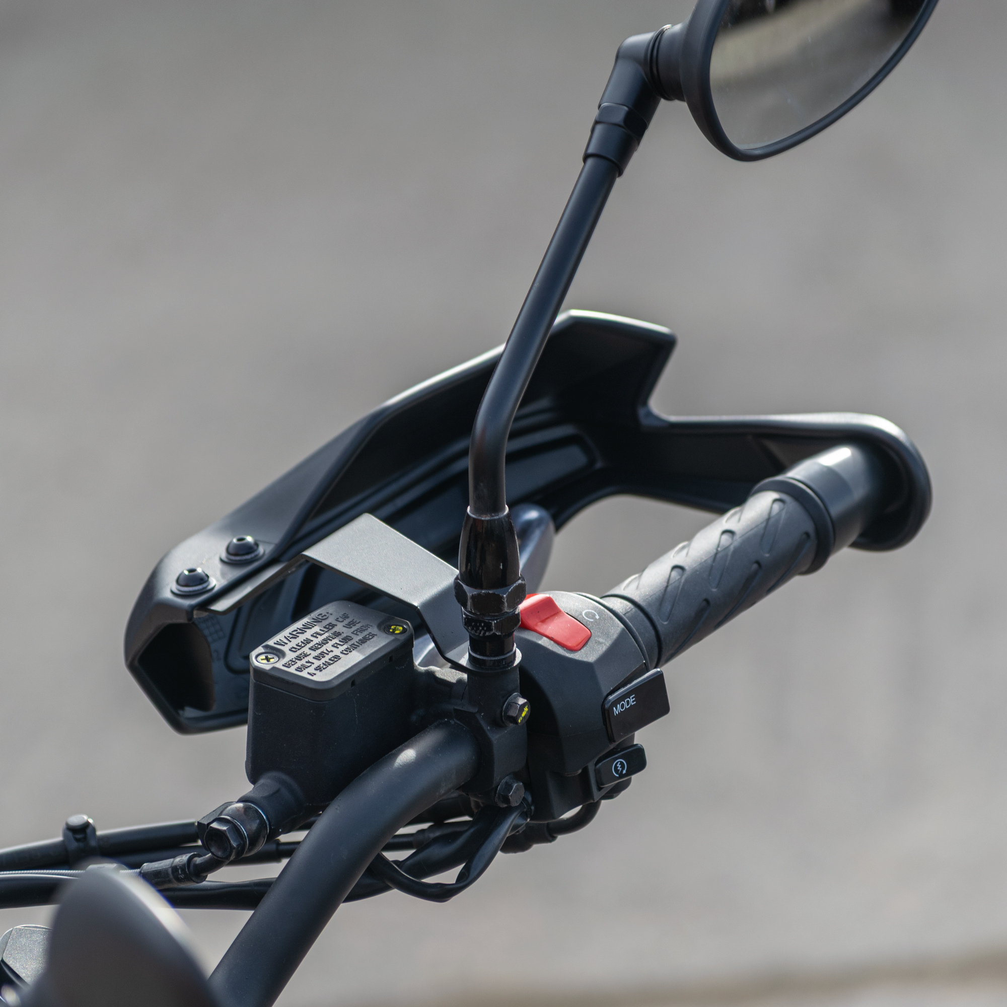Pyramid Handguards | Matte Black | Moto Guzzi V7 Stone 2021>Current - Shop name