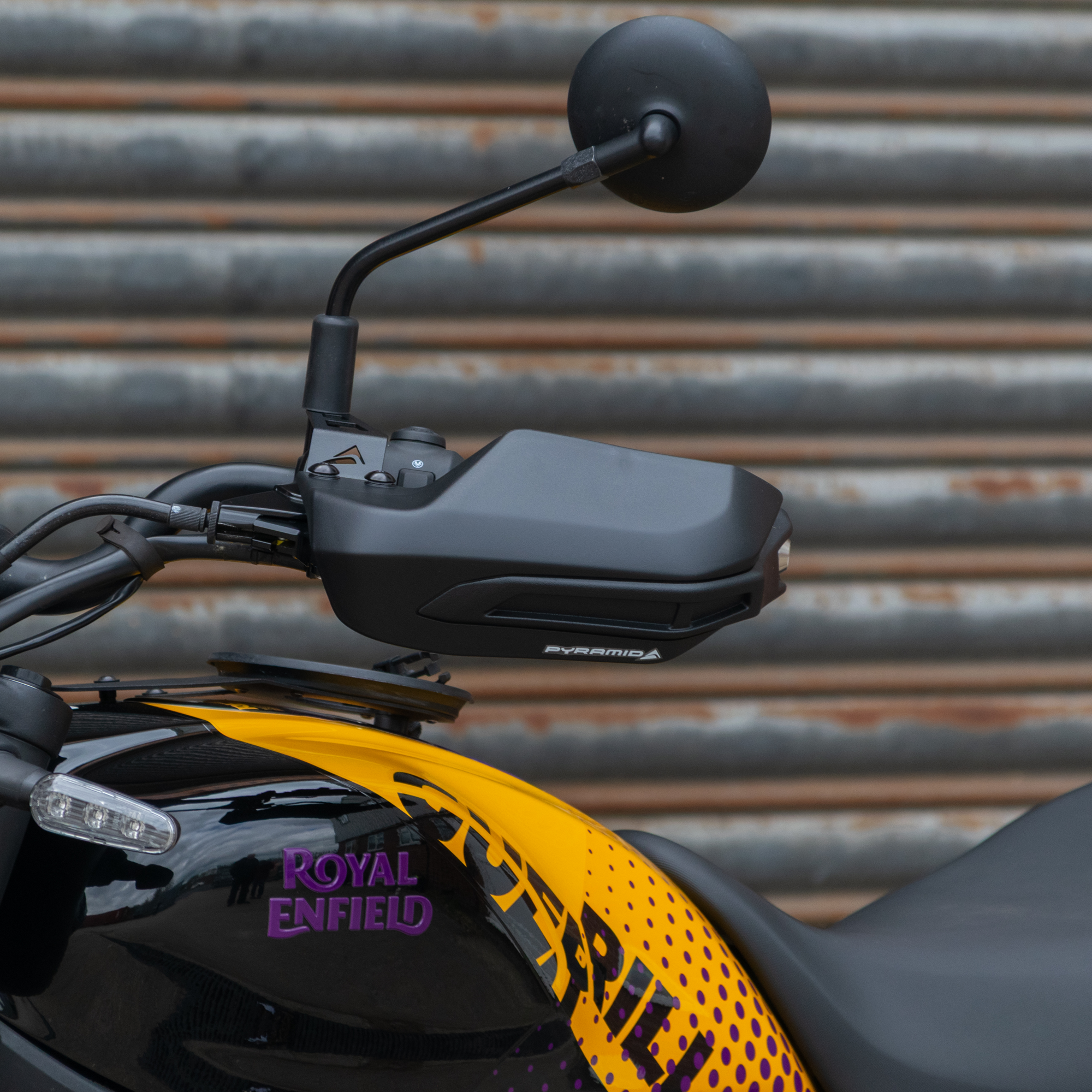Pyramid Handguards | Matte Black | Royal Enfield Guerrilla 450 2024>Current - Shop name
