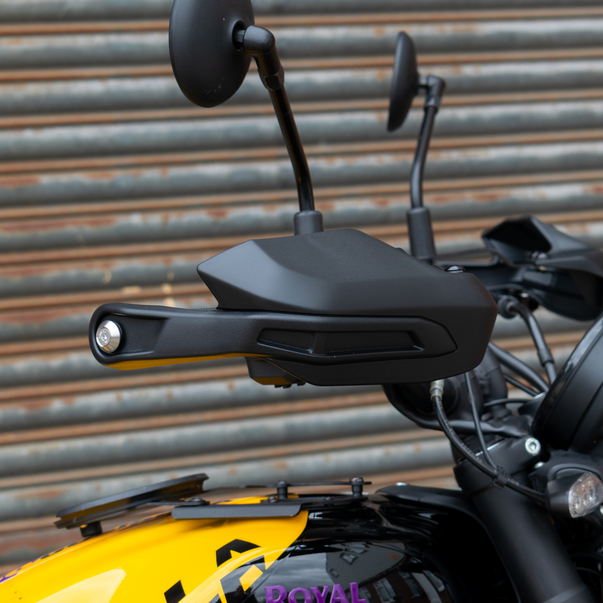 Pyramid Handguards | Matte Black | Royal Enfield Guerrilla 450 2024>Current - Shop name
