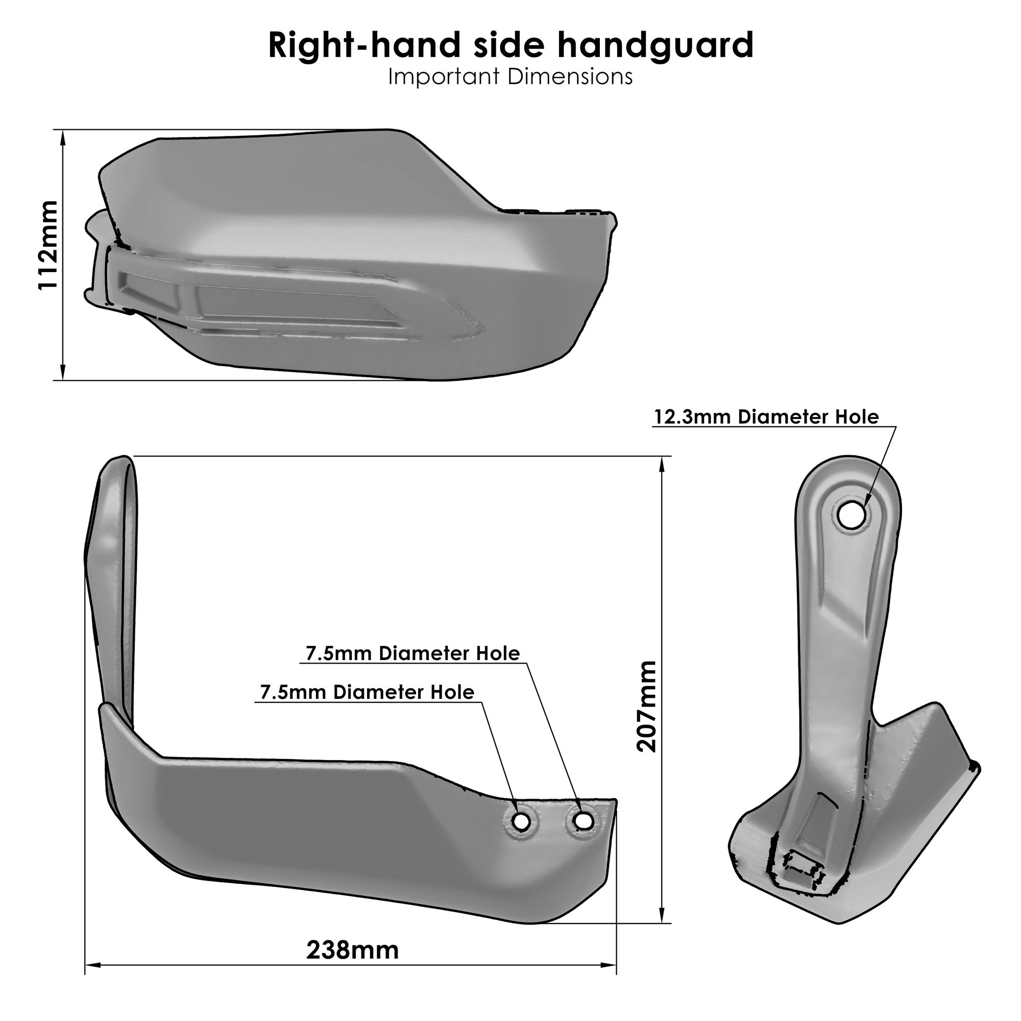 Pyramid Handguards | Plastic Guards Only - Shop name