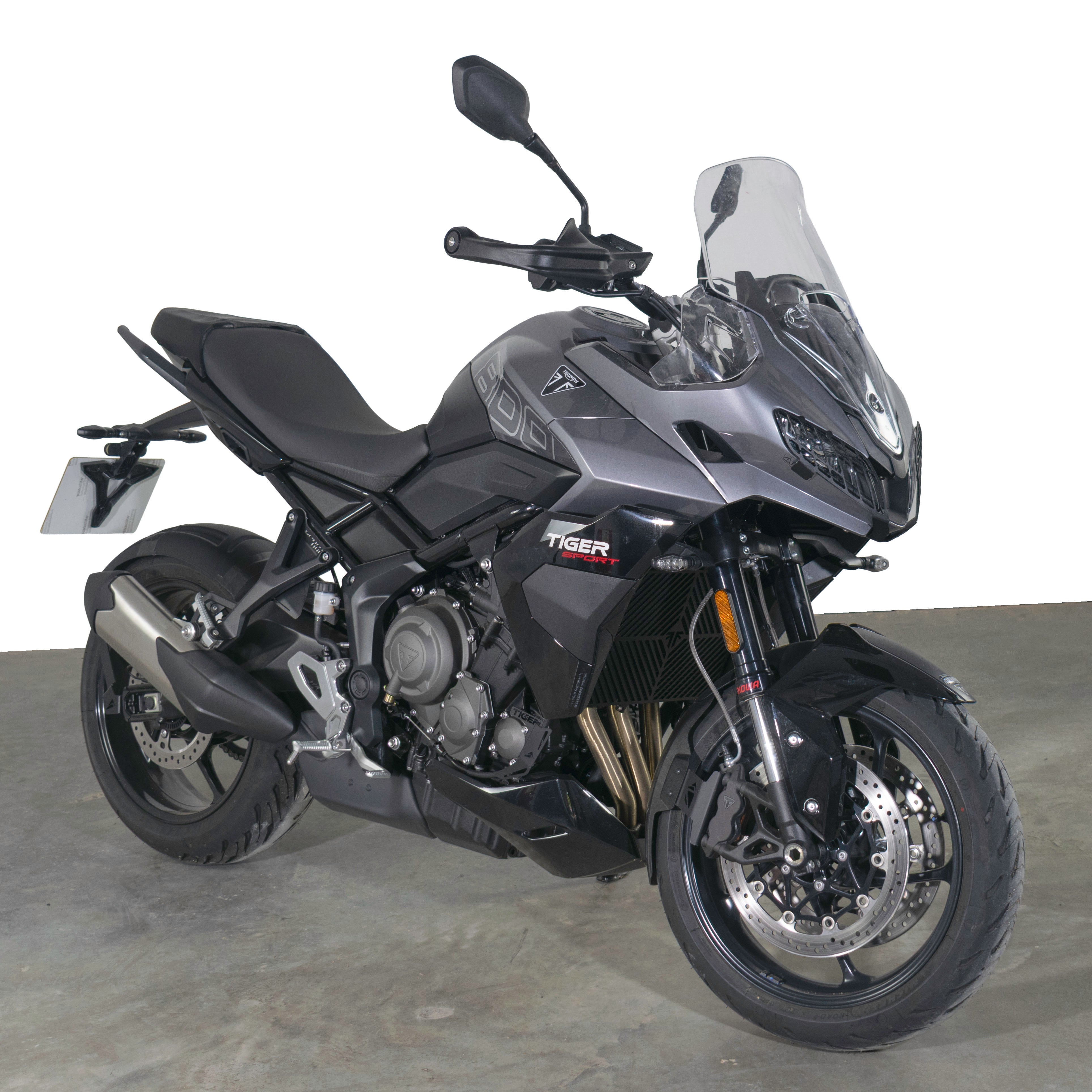 Pyramid Headlight Guards | Matte Black | Yamaha Tracer 9 2025>Current - Pyramid Motorcycle Accessories
