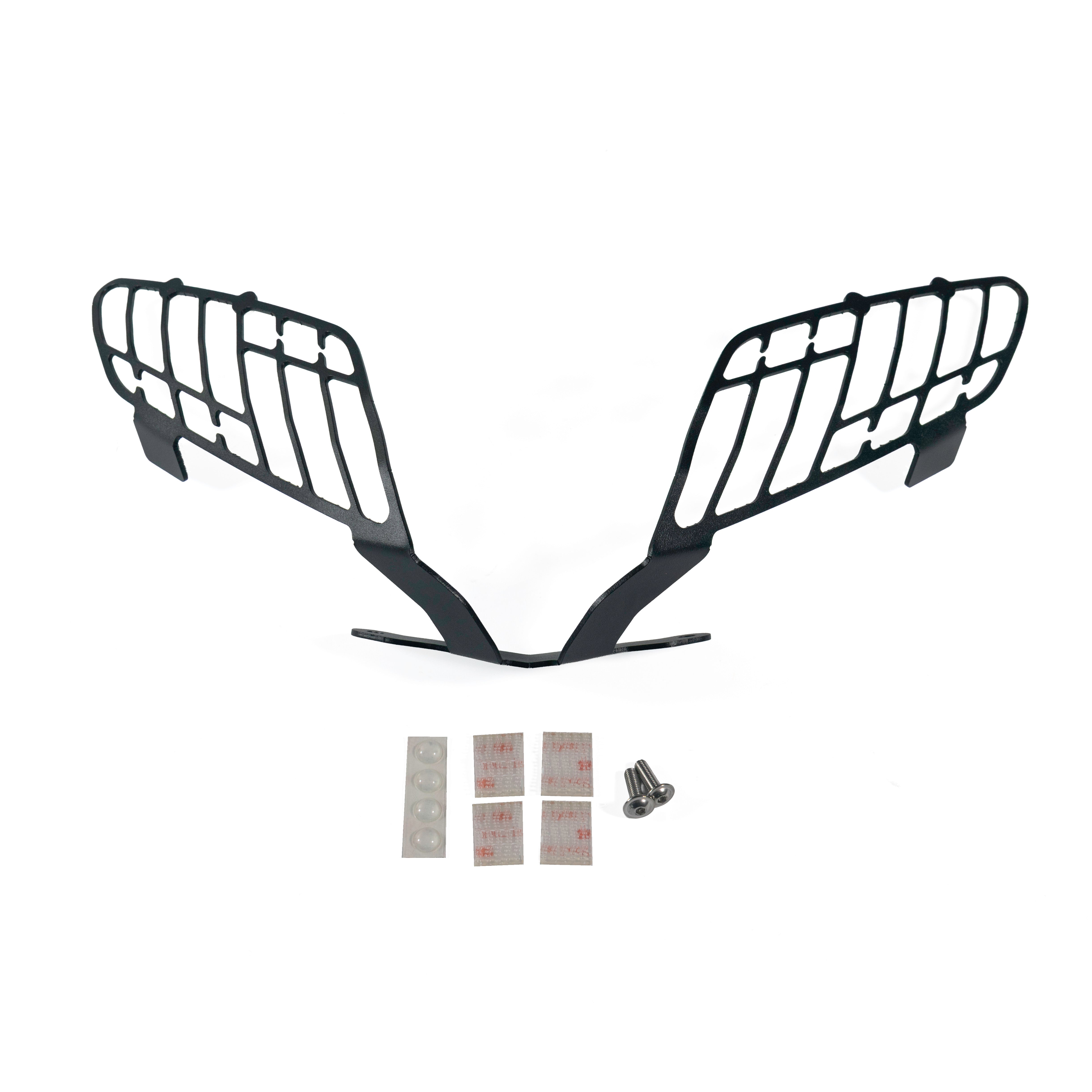 Pyramid Headlight Guards | Matte Black | Yamaha Tracer 9 2025>Current - Pyramid Motorcycle Accessories