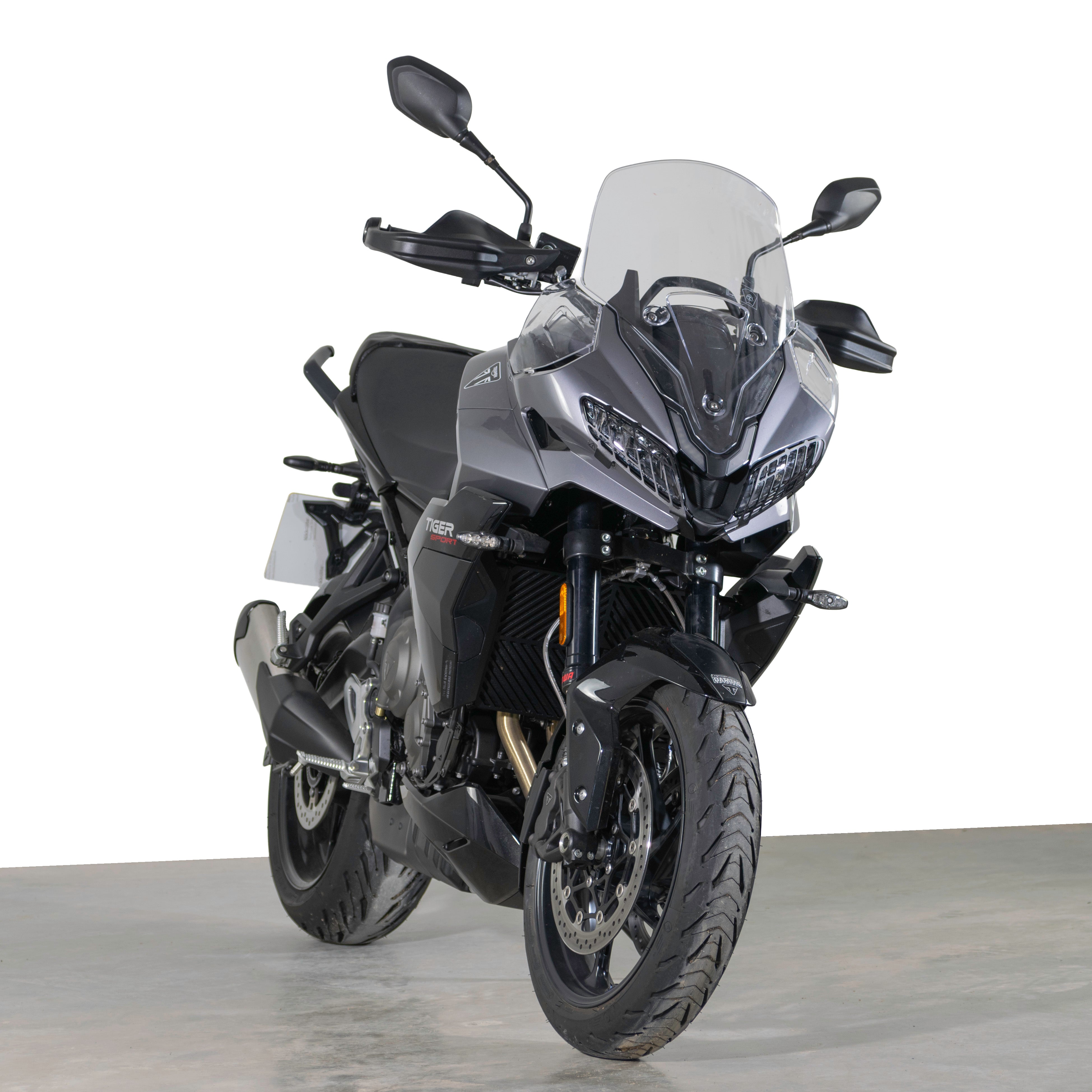 Pyramid Headlight Guards | Matte Black | Yamaha Tracer 9 2025>Current - Pyramid Motorcycle Accessories