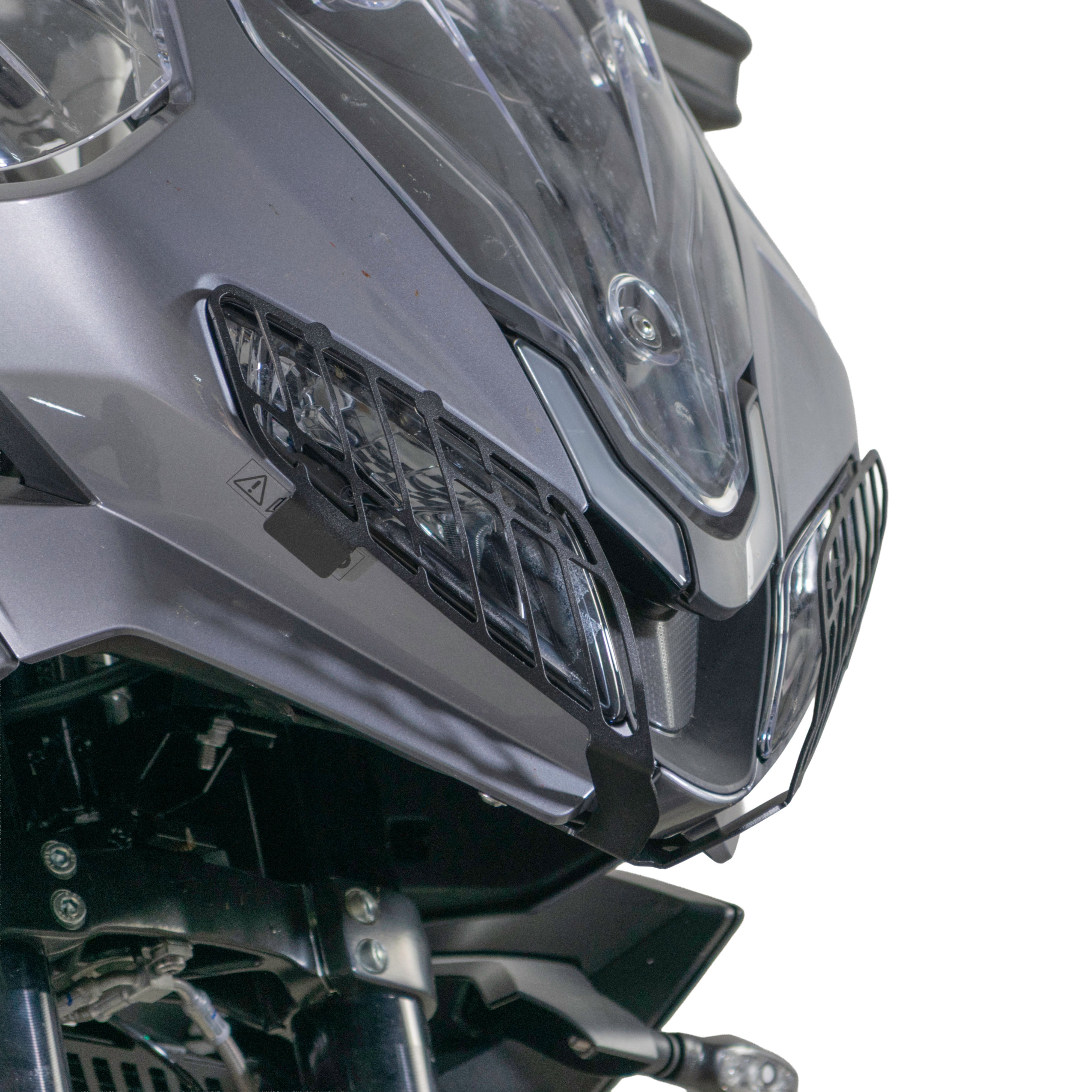 Pyramid Headlight Guards | Matte Black | Triumph Tiger Sport 800 2025>Current - Pyramid Motorcycle Accessories