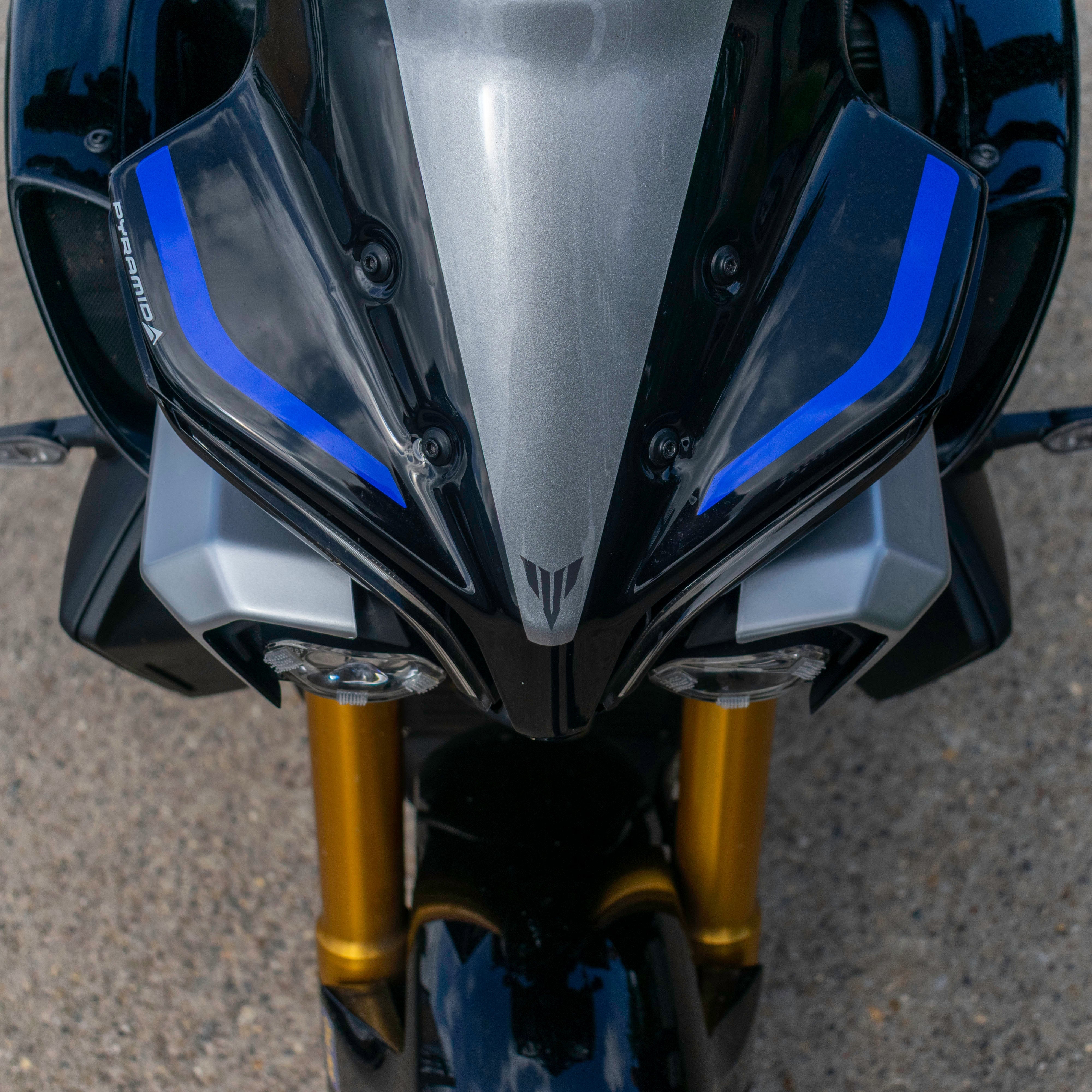 Pyramid Headlight Shrouds | SP Liquid Metal | Yamaha MT-10 2024>Current - Shop name