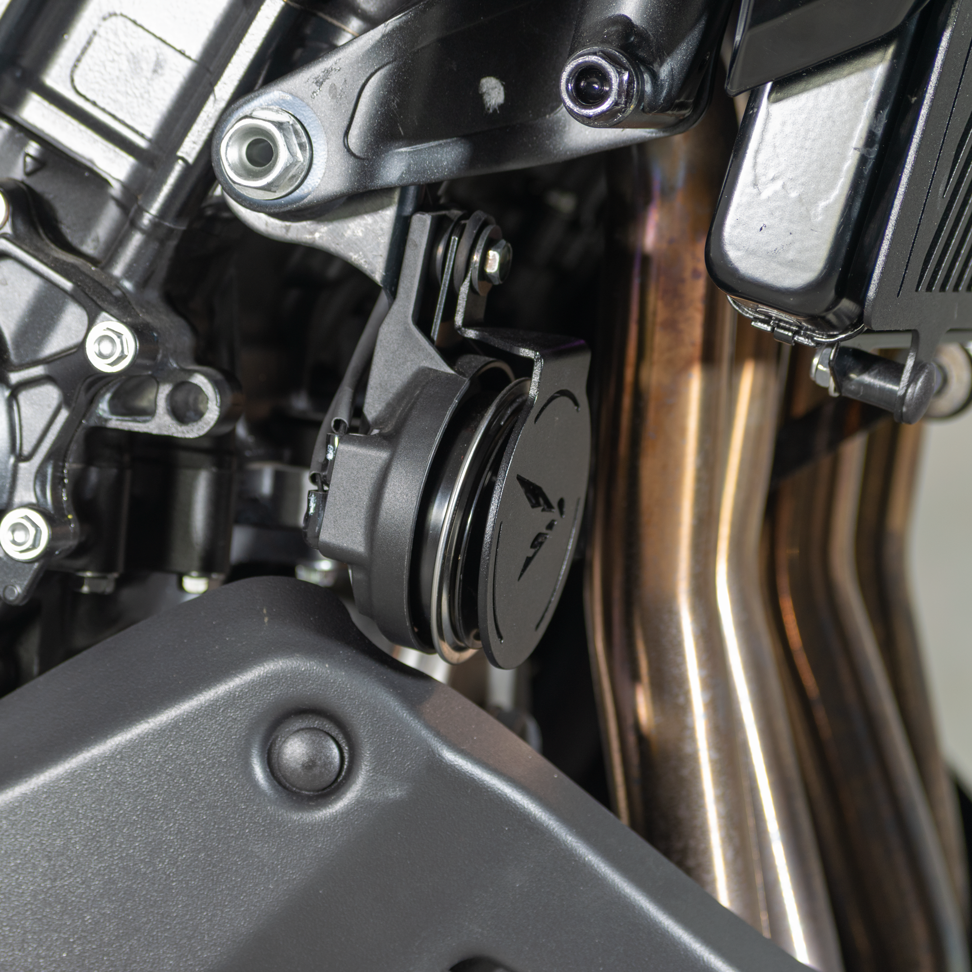 Pyramid Horn Cover | Black | Honda CB1000 Hornet inc SP 2025>Current - Shop name