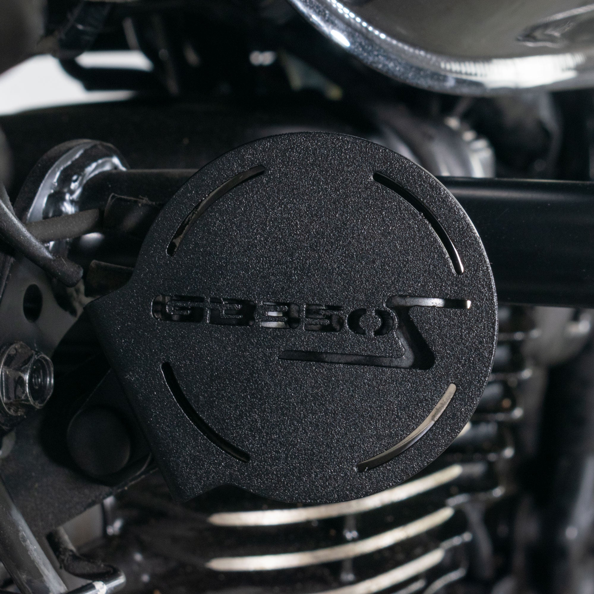 Pyramid Horn Cover | Black | Honda GB350S 2025>Current - Pyramid Motorcycle Accessories