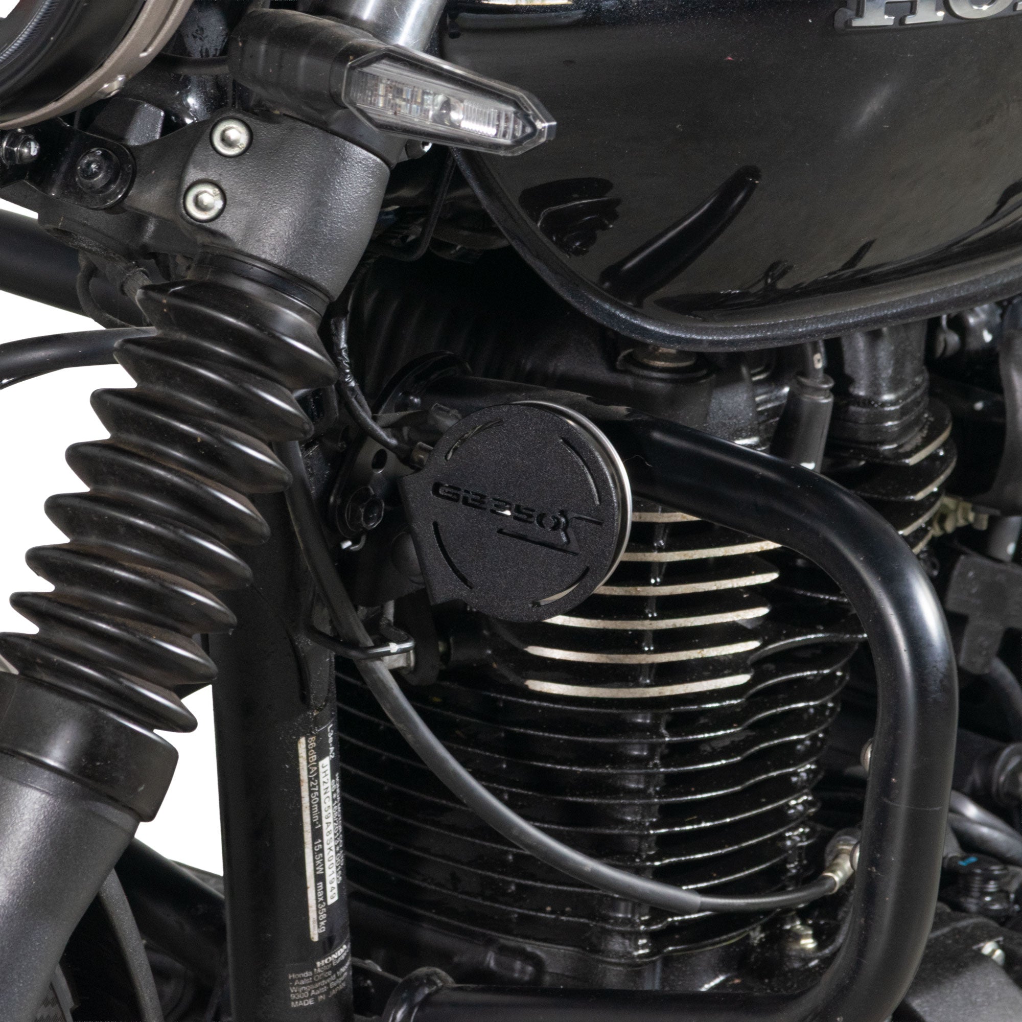Pyramid Horn Cover | Black | Honda GB350S 2025>Current - Pyramid Motorcycle Accessories