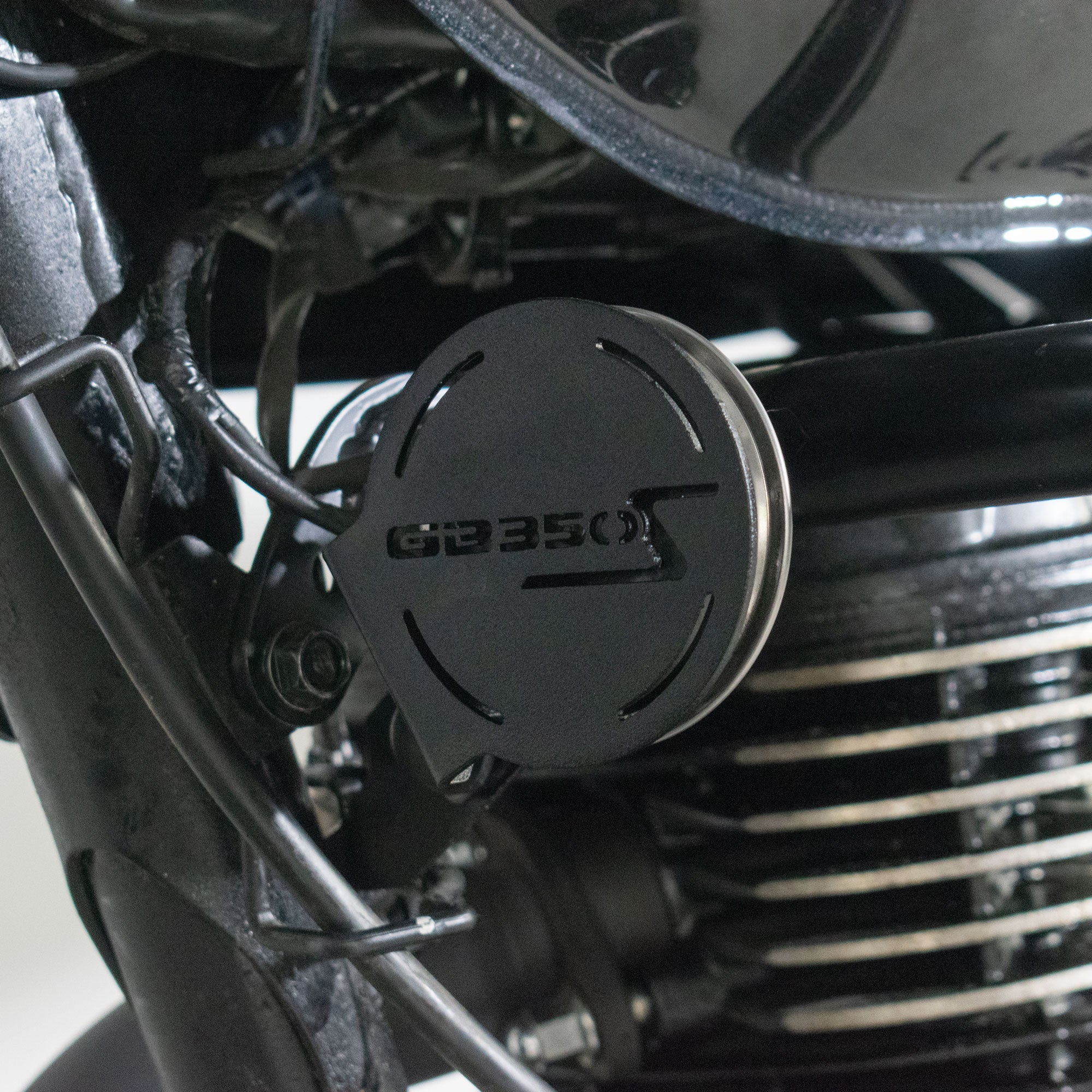 Pyramid Horn Cover | Black | Honda GB350S 2025>Current - Shop name