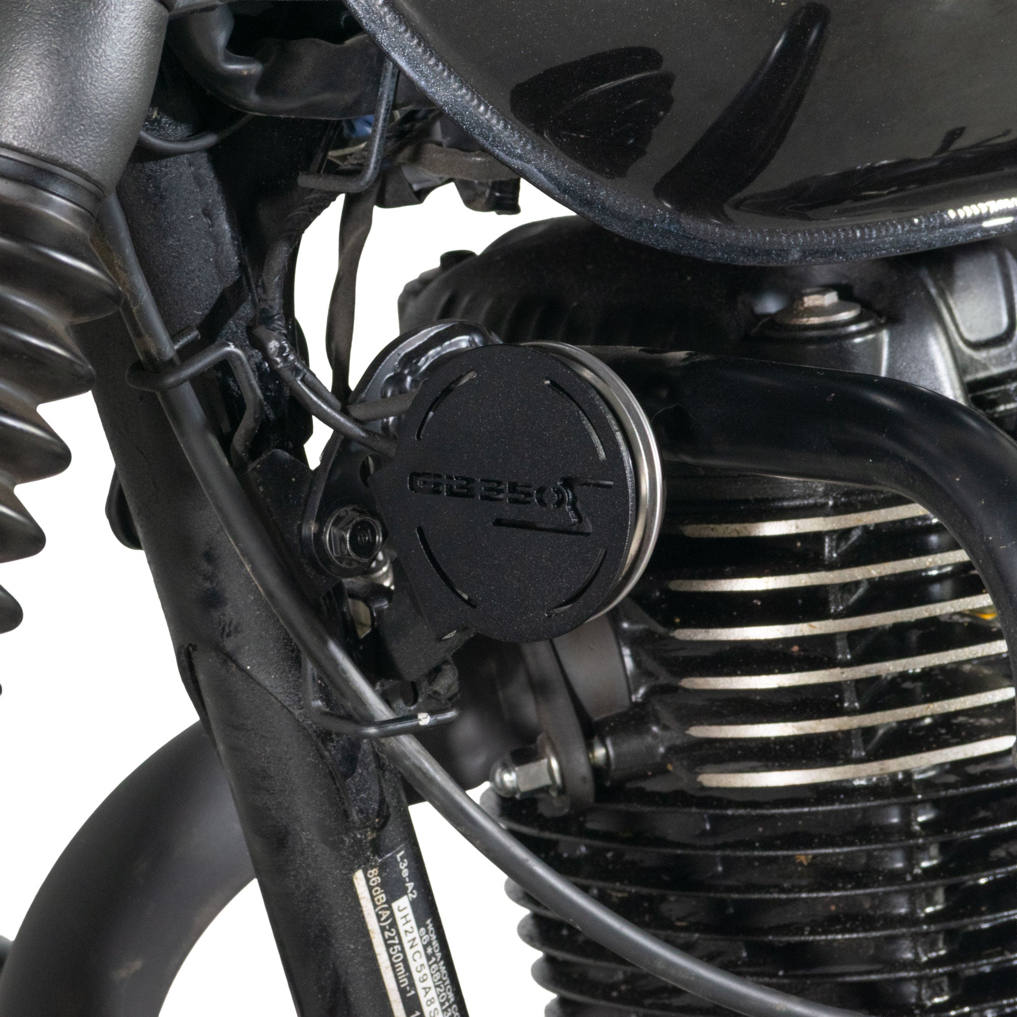 Pyramid Horn Cover | Black | Honda GB350S 2025>Current - Pyramid Motorcycle Accessories