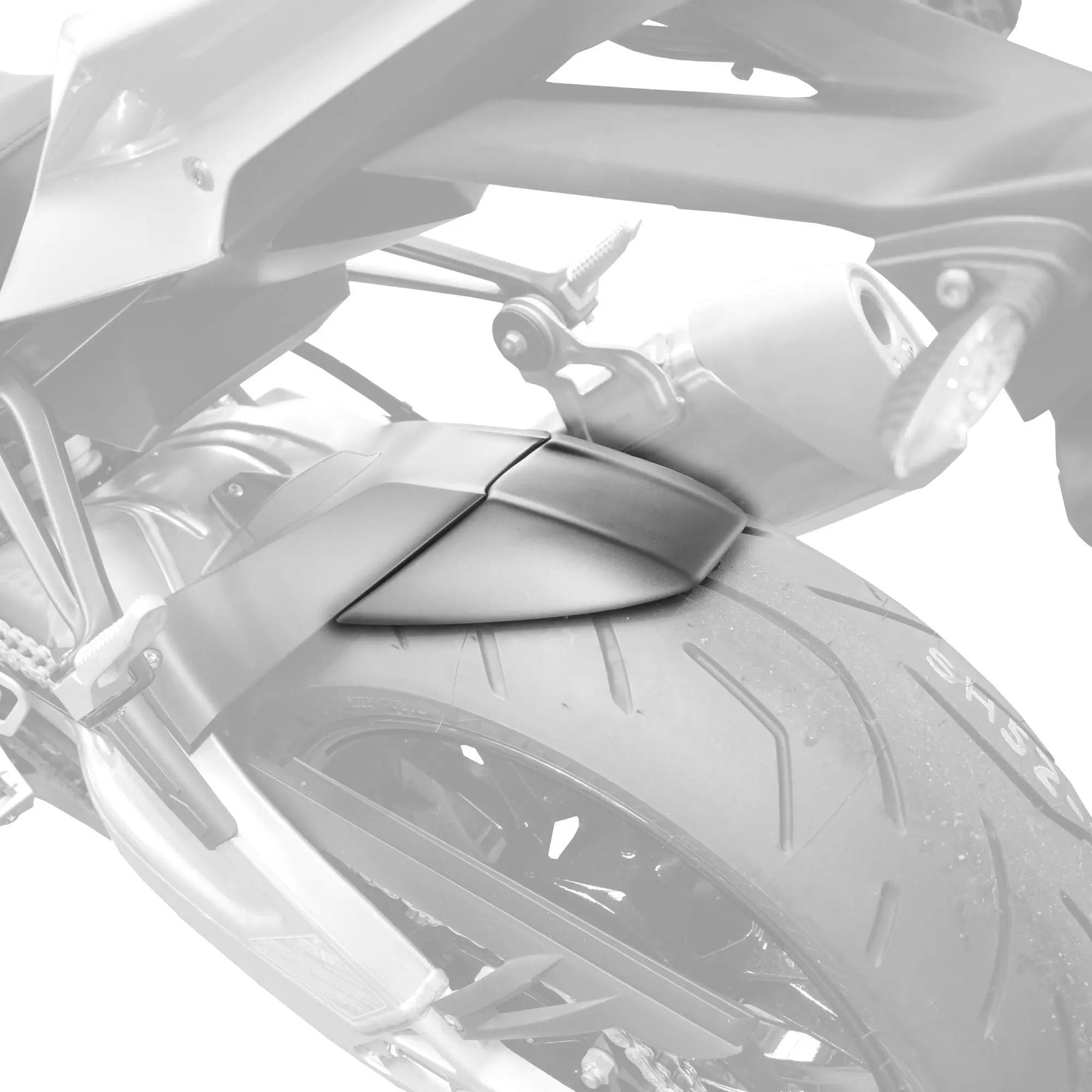 Pyramid Hugger Extension | Matte Black | BMW S 1000 R 2009>2020 - Shop name