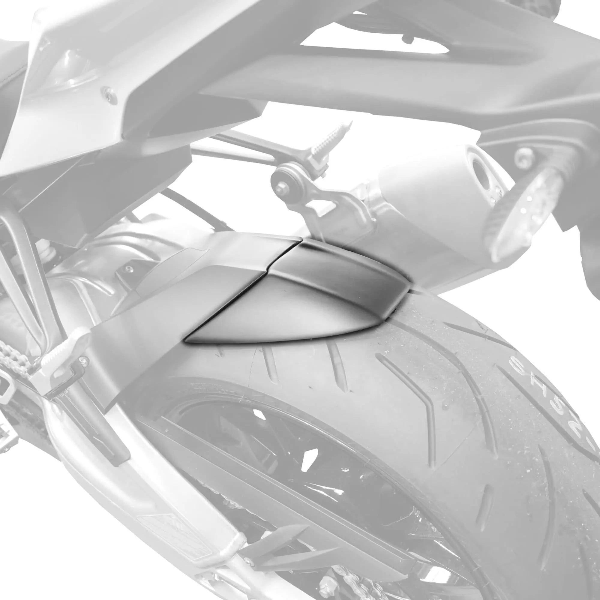 Pyramid Hugger Extension | Matte Black | BMW S 1000 RR 2009>2018 - Shop name