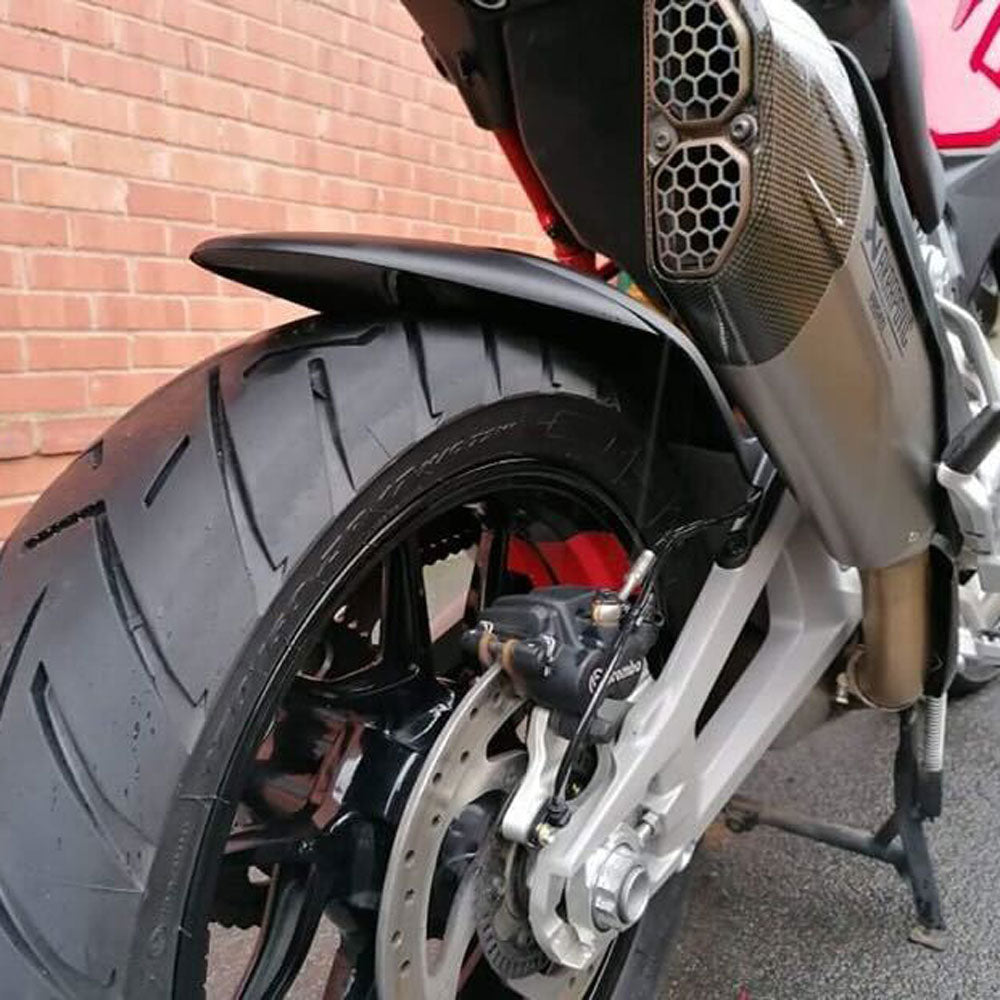 Pyramid Hugger Extension | Matte Black | Ducati Multistrada V4 S 2021>2023 inc-Hugger Extensions-Pyramid Motorcycle Accessories