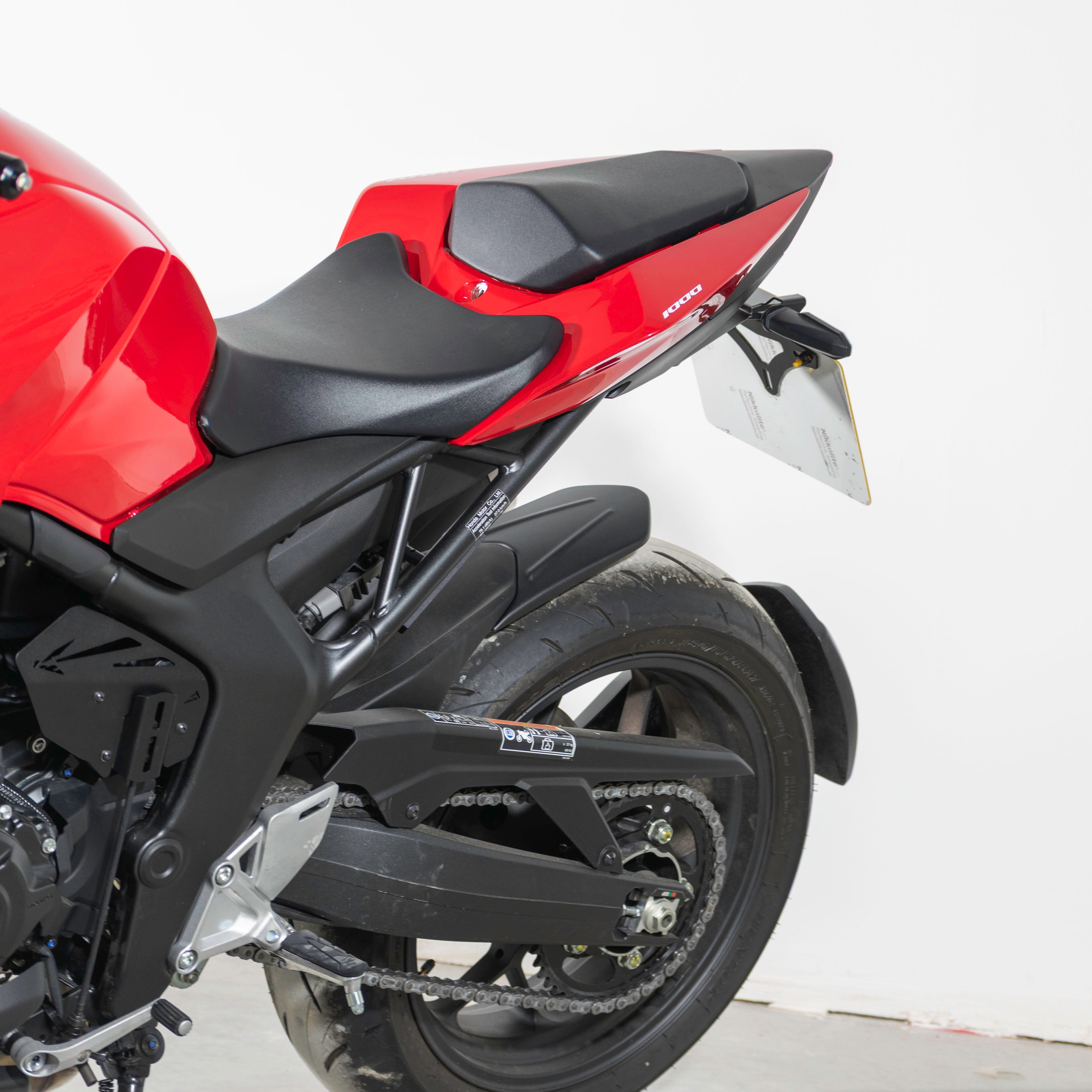 Pyramid Hugger Extension | Matte Black | Honda CB1000 Hornet inc SP 2025>Current - Shop name