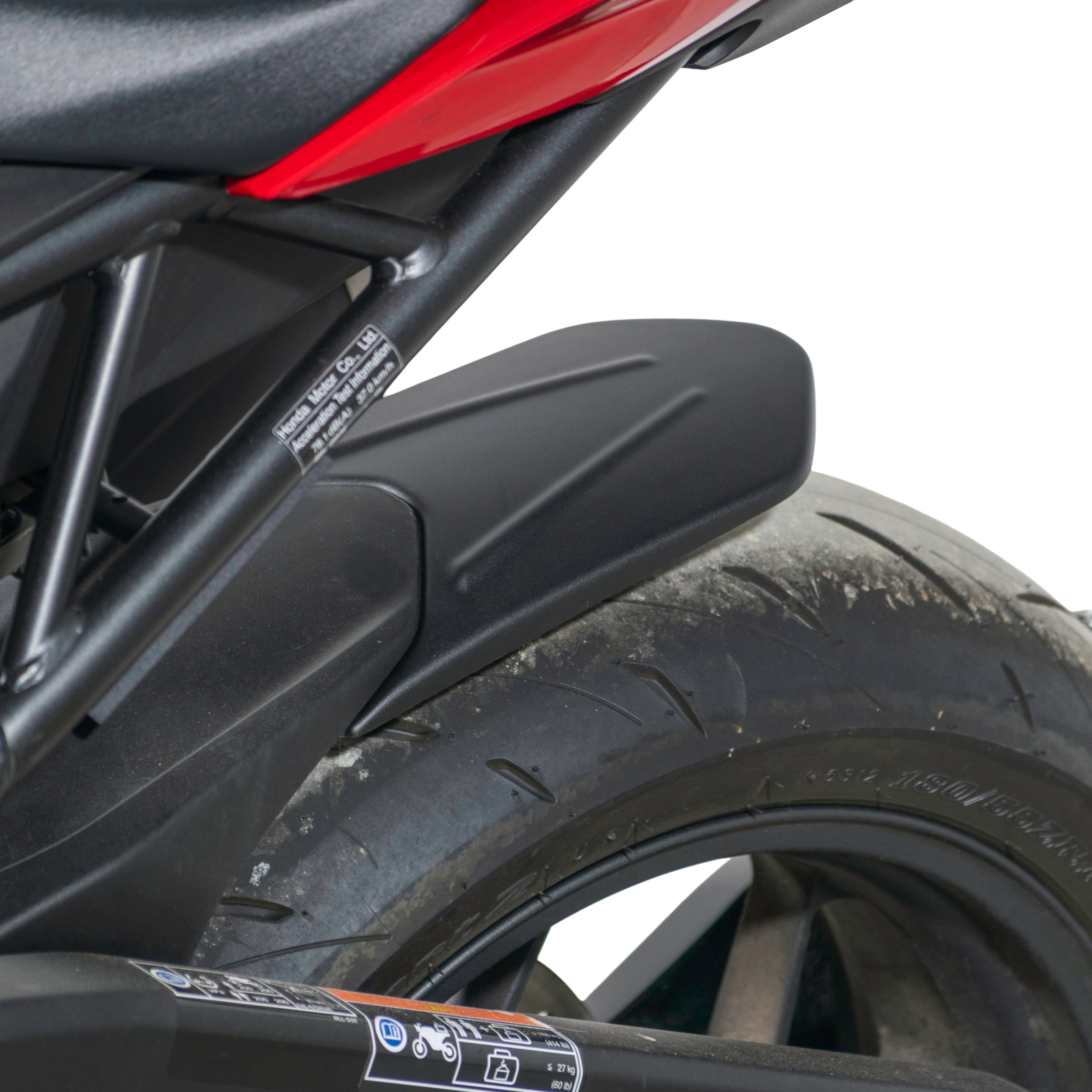 Pyramid Hugger Extension | Matte Black | Honda CB1000 Hornet inc SP 2025>Current - Shop name