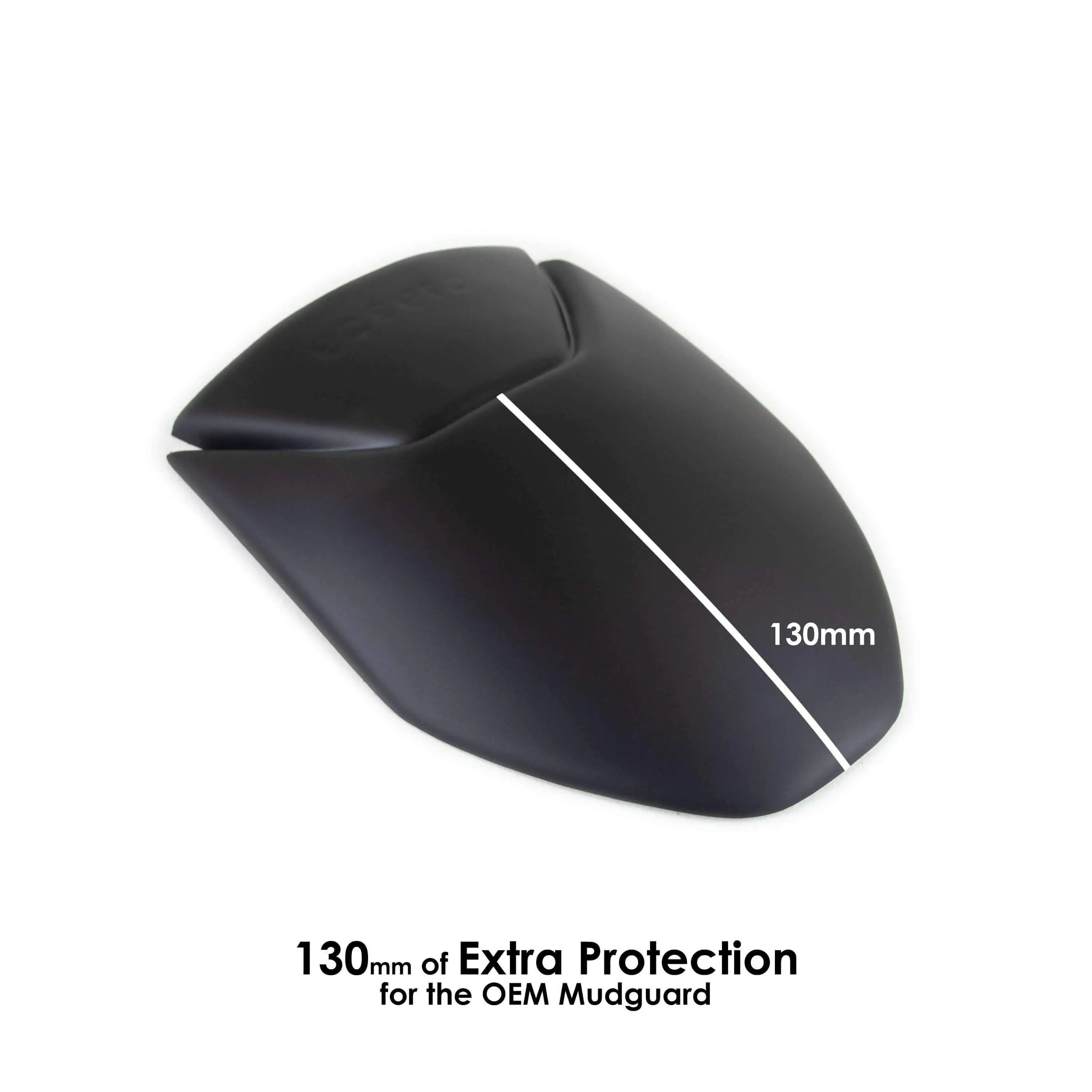 Pyramid Hugger Extension | Matte Black | KTM 125 Duke 2017>2023 - Shop name