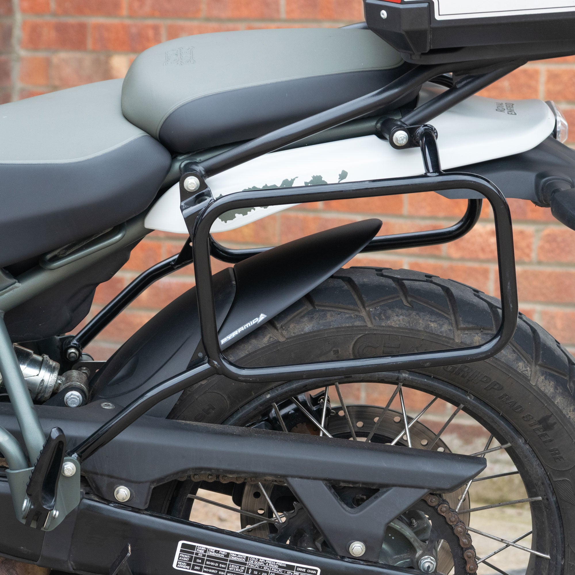 Pyramid Hugger Extension | Matte Black | Royal Enfield Himalayan 450 2024>Current - Shop name