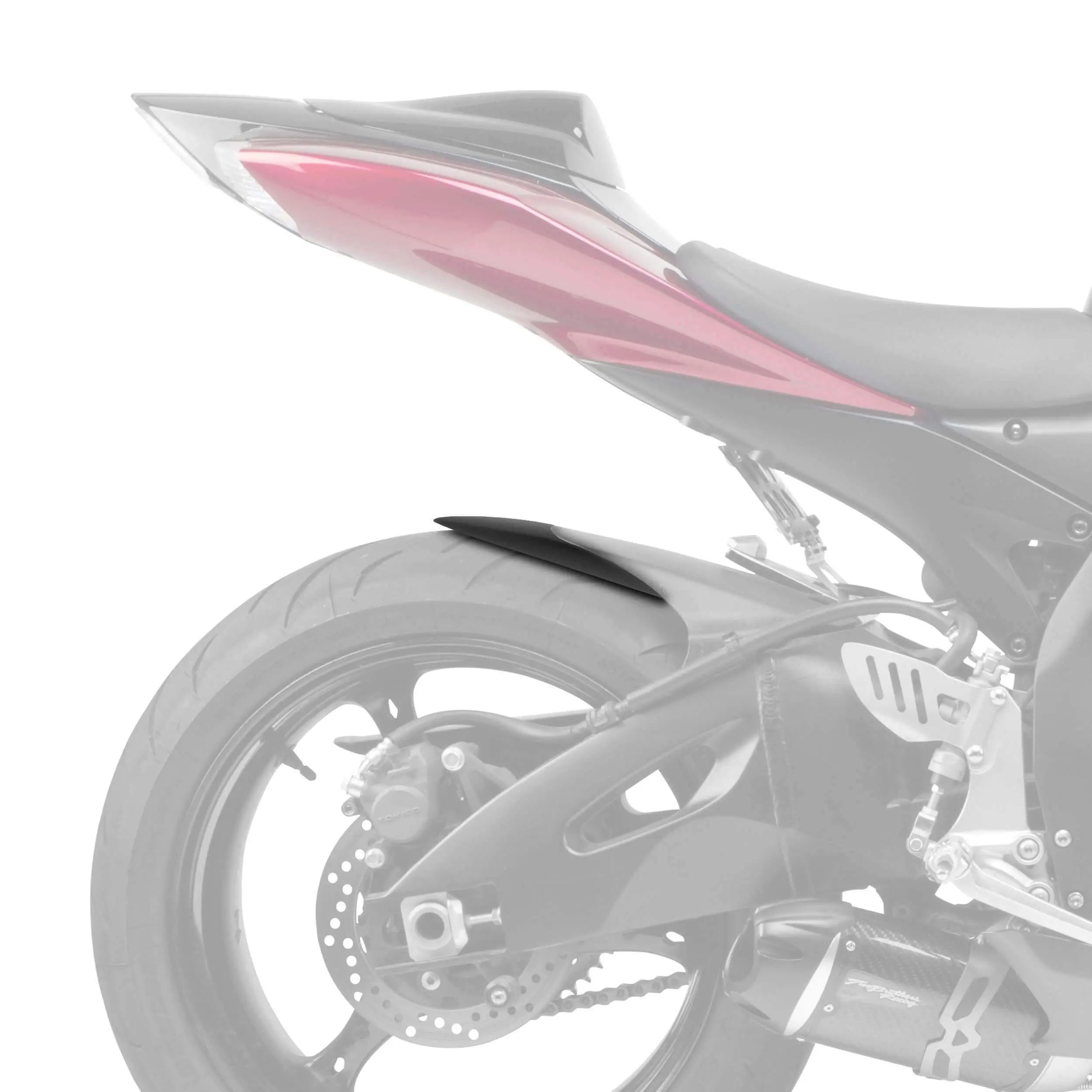 Pyramid Hugger Extension | Matte Black | Suzuki GSX-R750 2006>2010 - Shop name