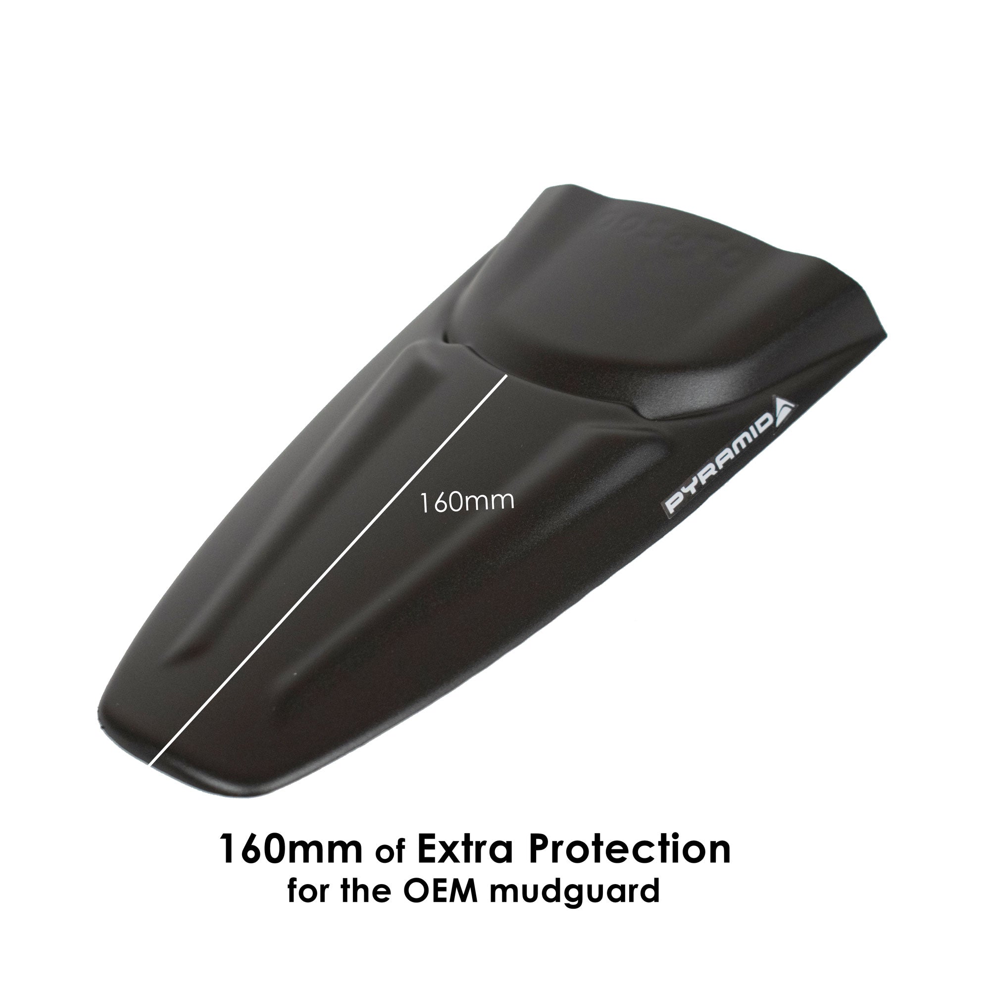 Pyramid Hugger Extension | Matte Black | Triumph Daytona 660 2024>Current - Shop name