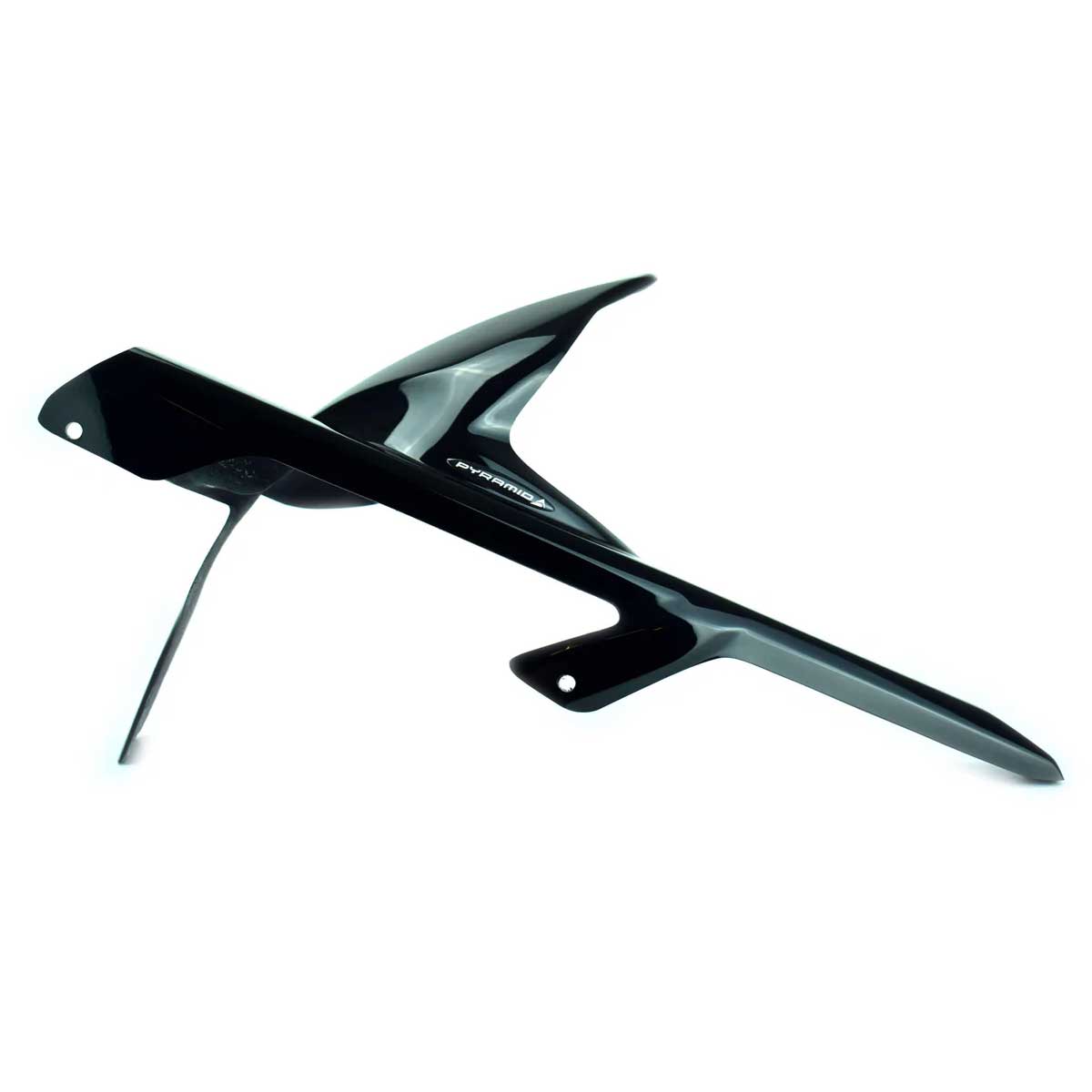 Pyramid Hugger | Gloss Black | KTM 690 Duke R 2012>Current - Pyramid Motorcycle Accessories
