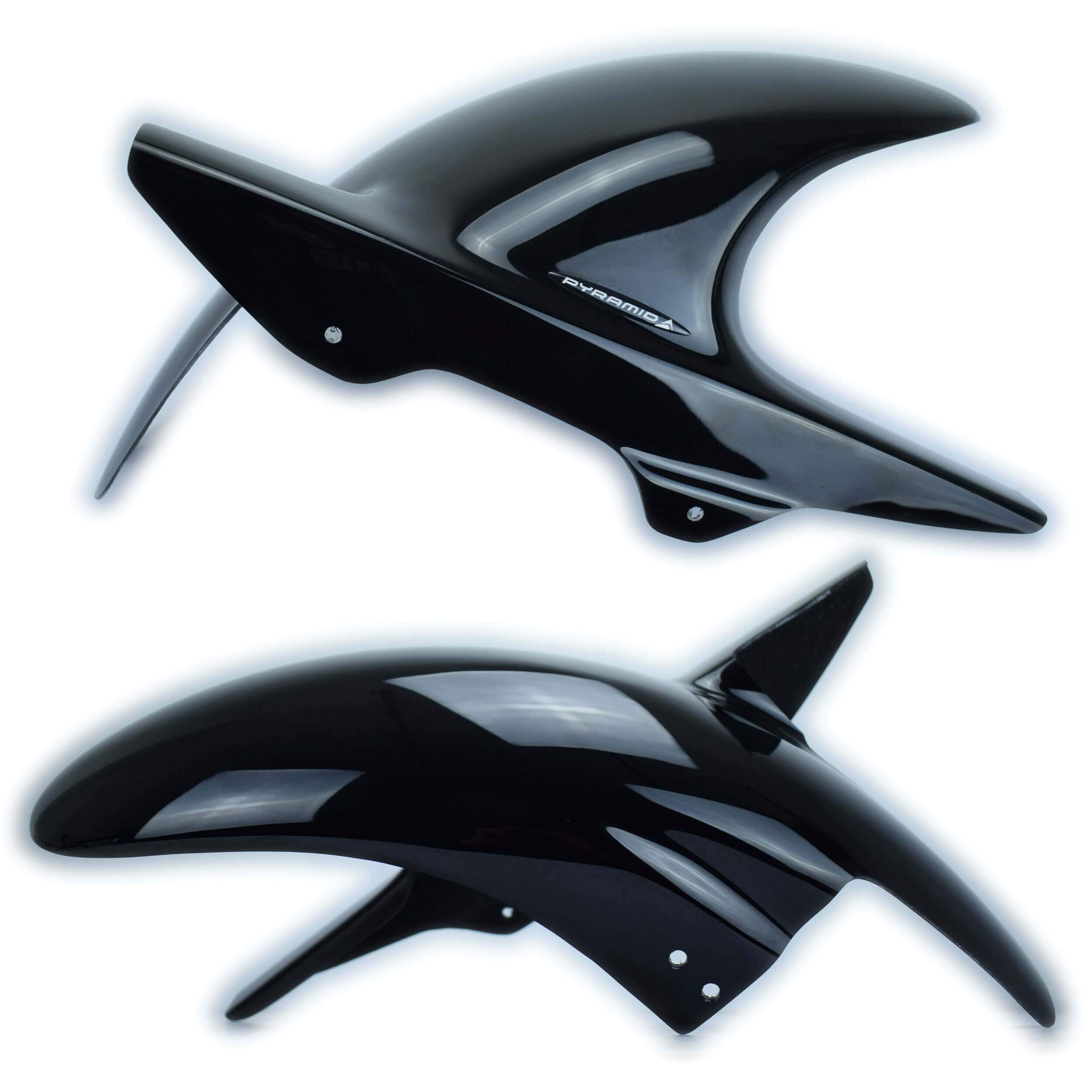 Pyramid Hugger | Gloss Black | Suzuki SV650 2003>2006 - Shop name