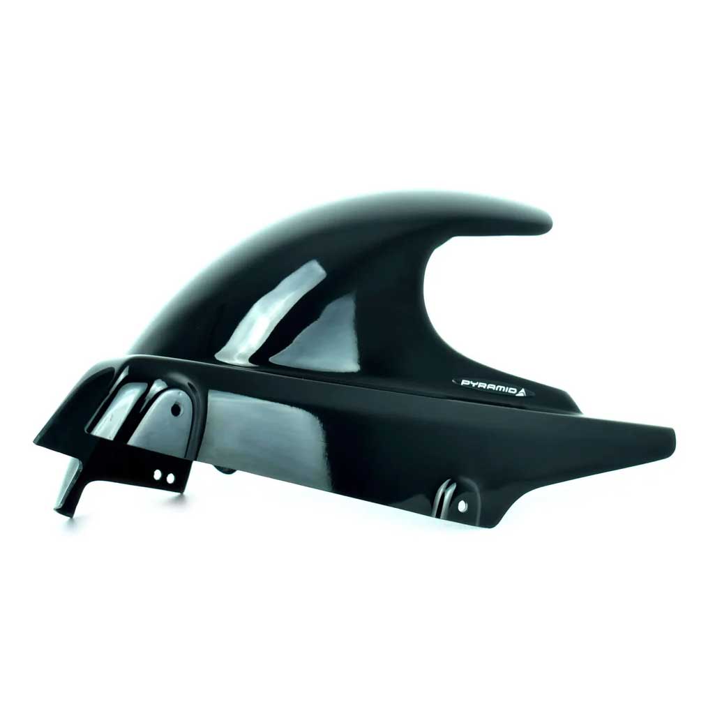 Pyramid Hugger | Gloss Black | Yamaha TRX 850 1995>2000 - Pyramid Motorcycle Accessories