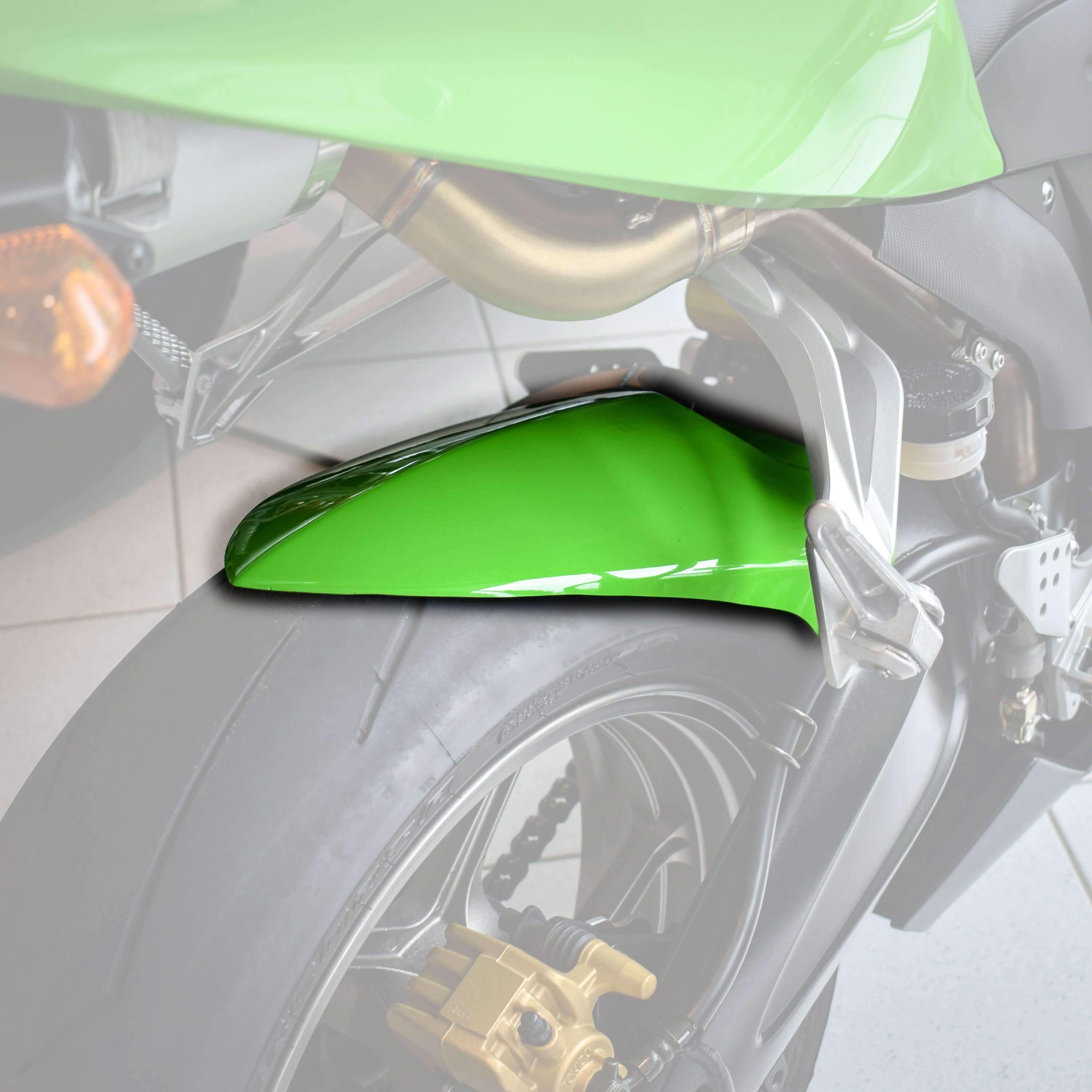 Pyramid Hugger | Gloss Green | Kawasaki Ninja ZX-6R 2005>2006 - Shop name