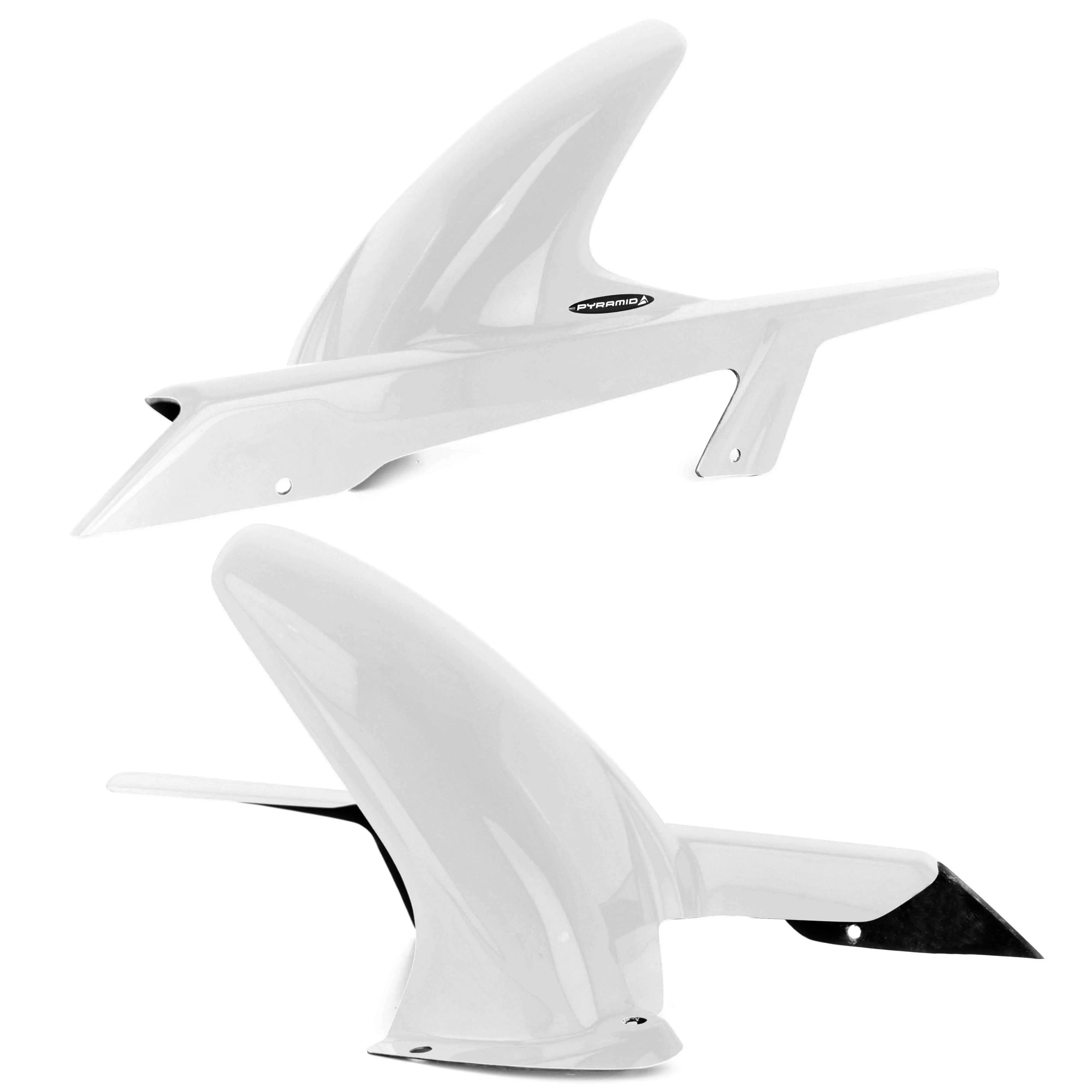 Pyramid Hugger | Gloss White | KTM 390 Duke 2012>2023 - Shop name