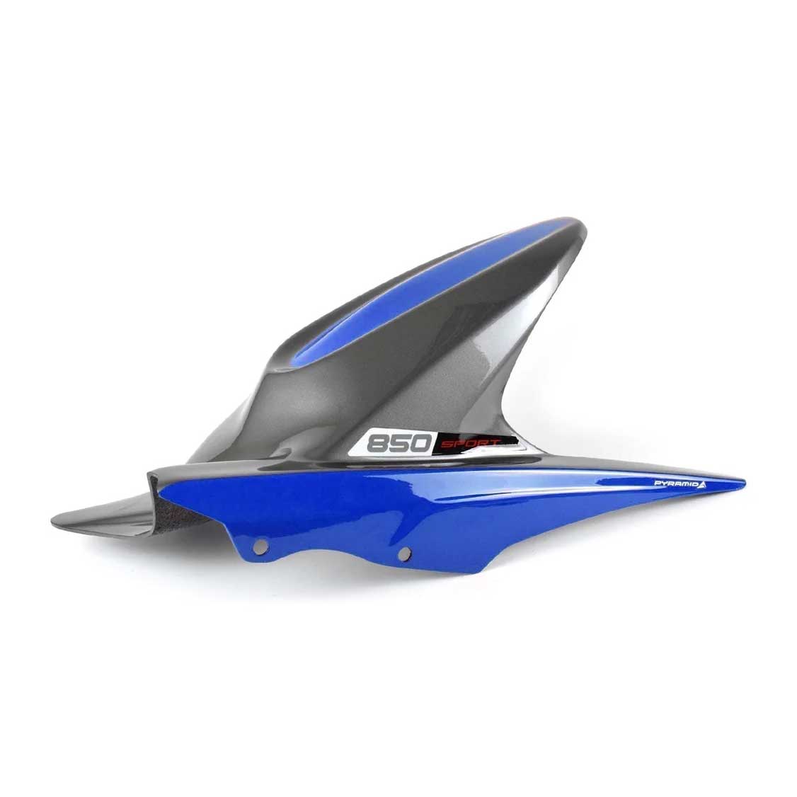 Pyramid Hugger | Graphite/Caspian Blue | Triumph Tiger Sport 850 2021>Current - Pyramid Motorcycle Accessories