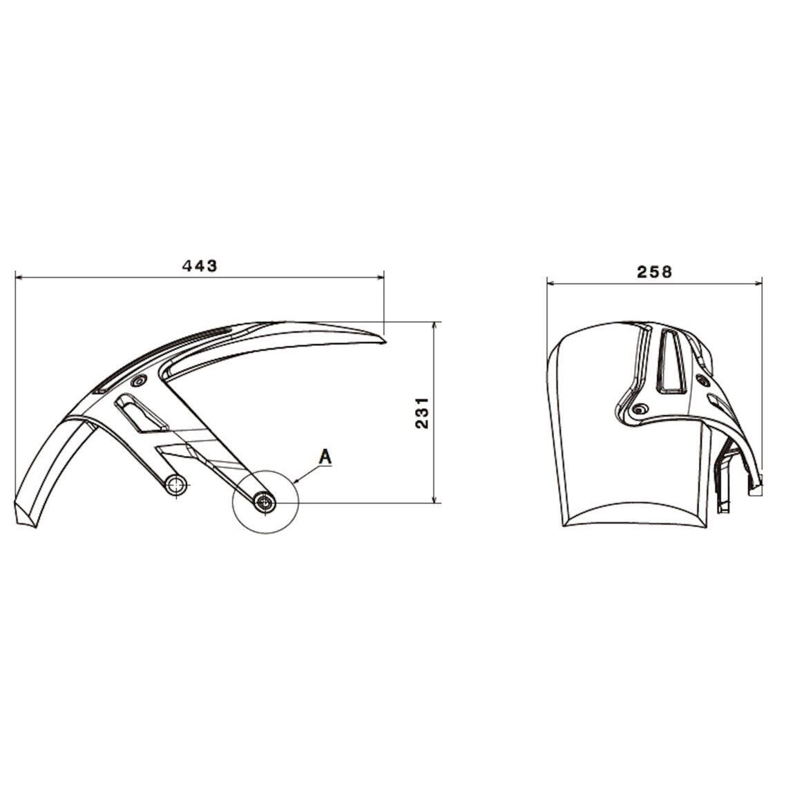 Pyramid Hugger | Light White | BMW R 1250 R 2019>Current - Shop name